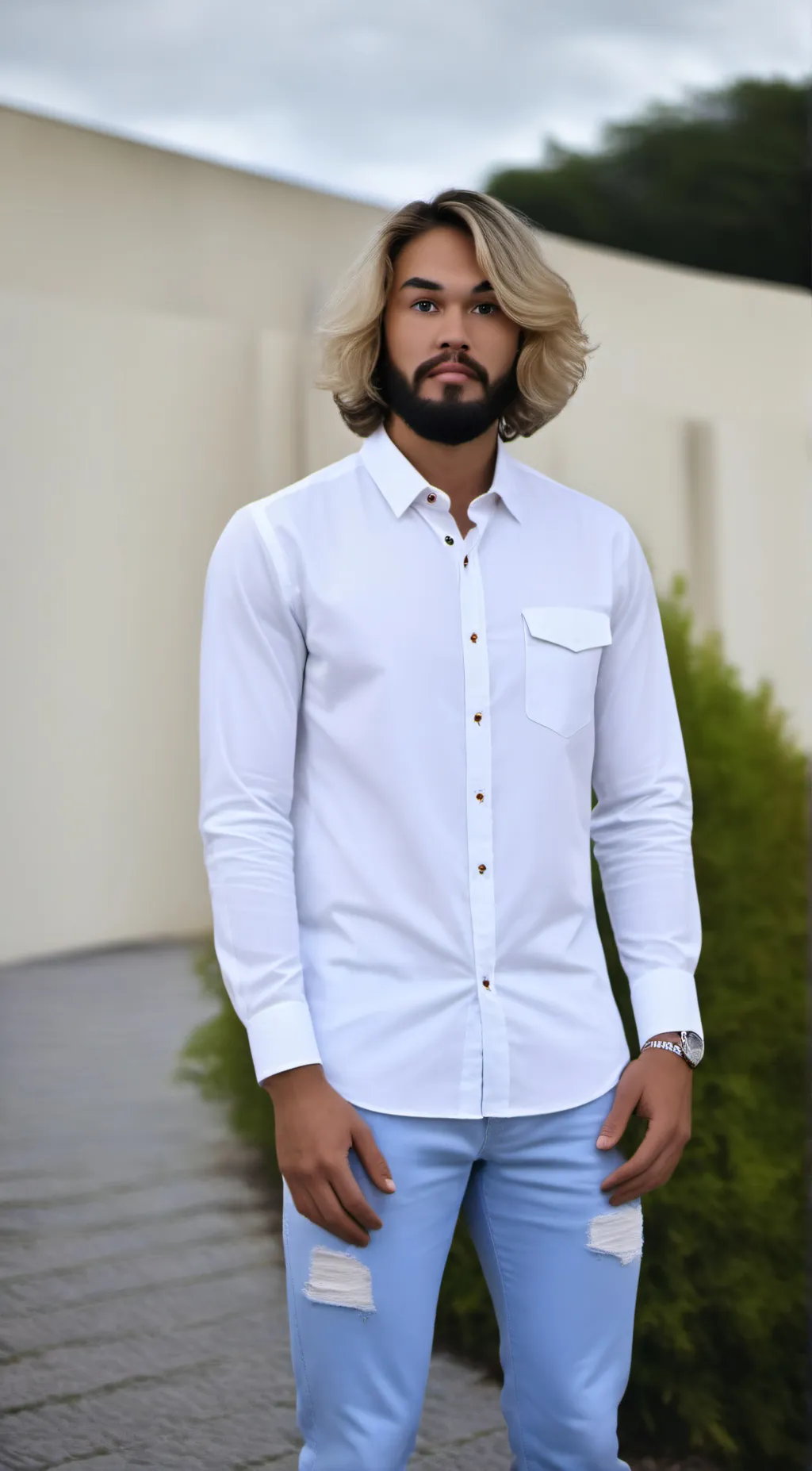 ai character: call me Chris background