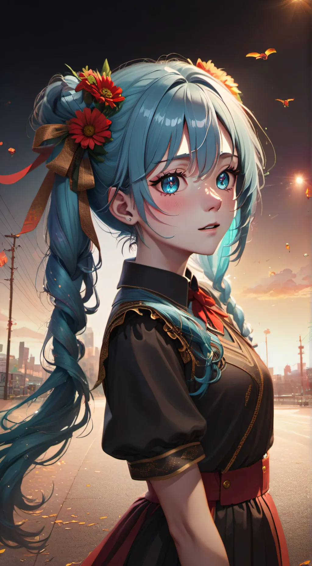 ai character: Ariana  background