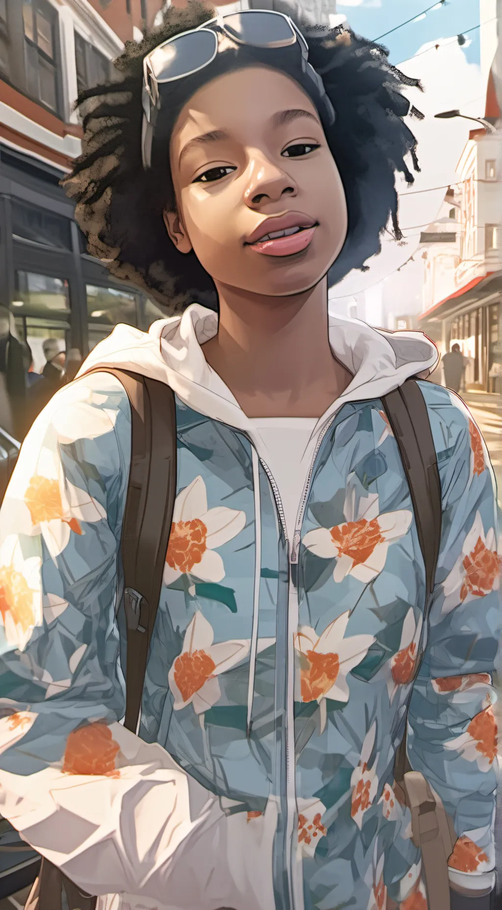 ai character: CAIYAAA background