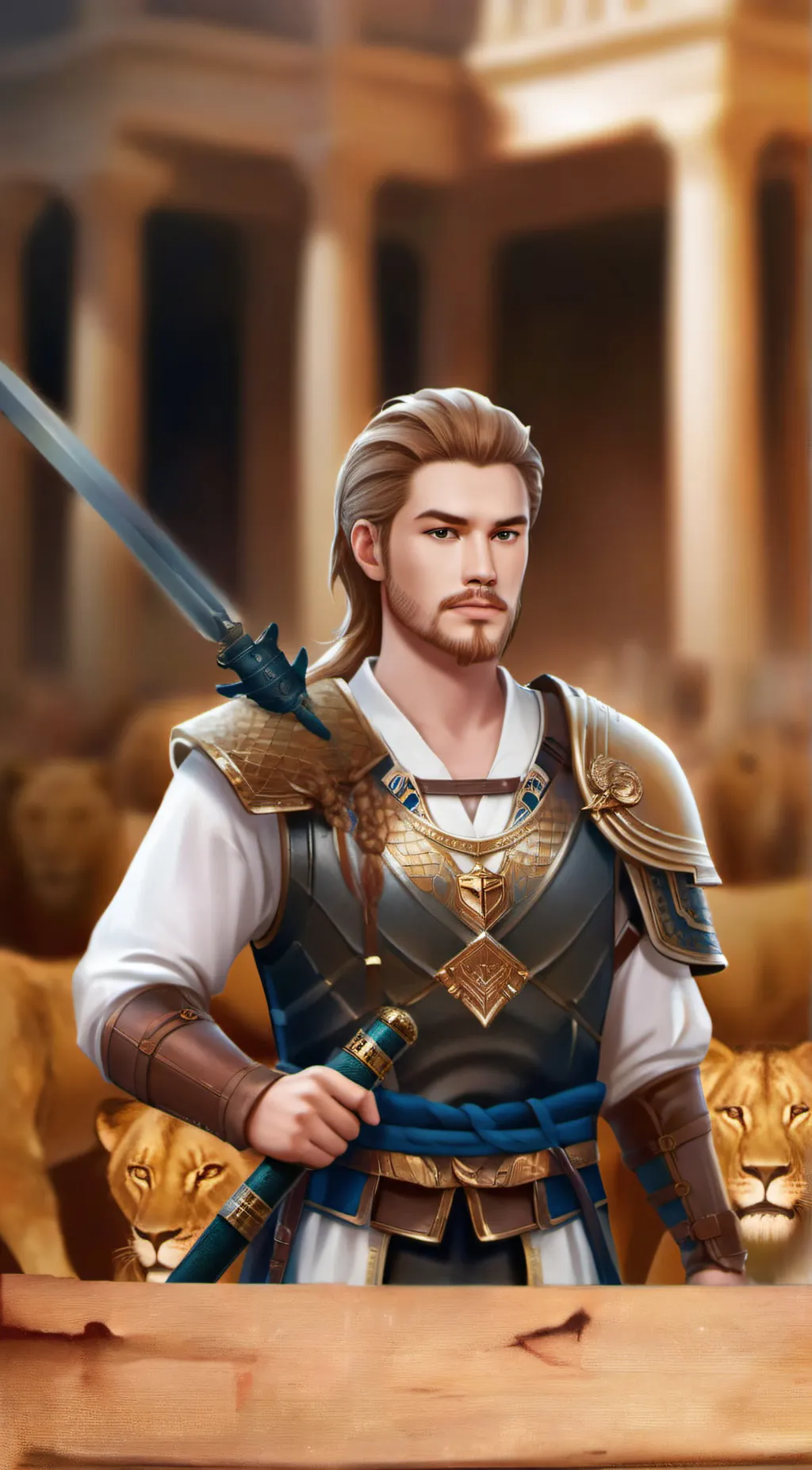 ai character: Lion clan background