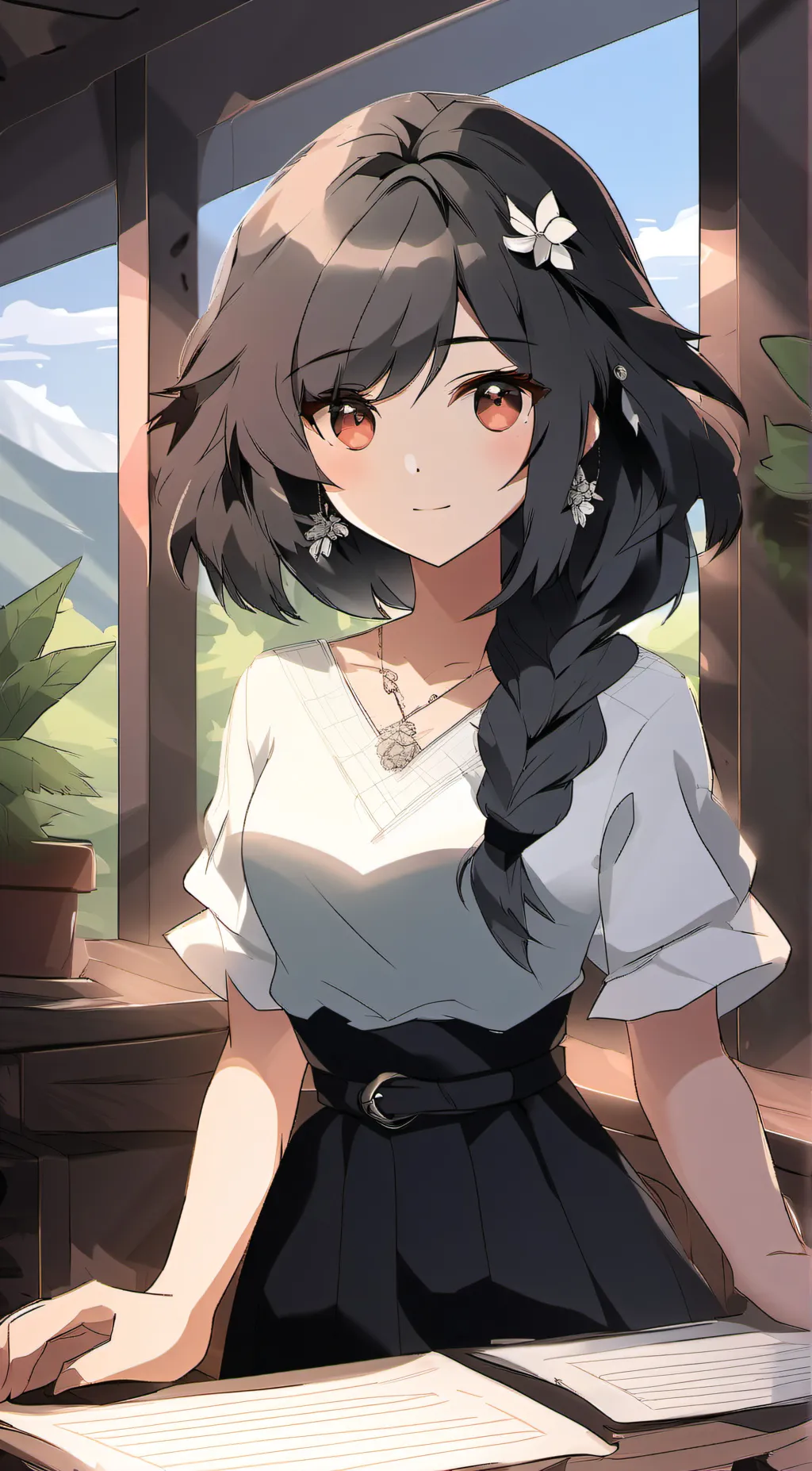 ai character: MOM background