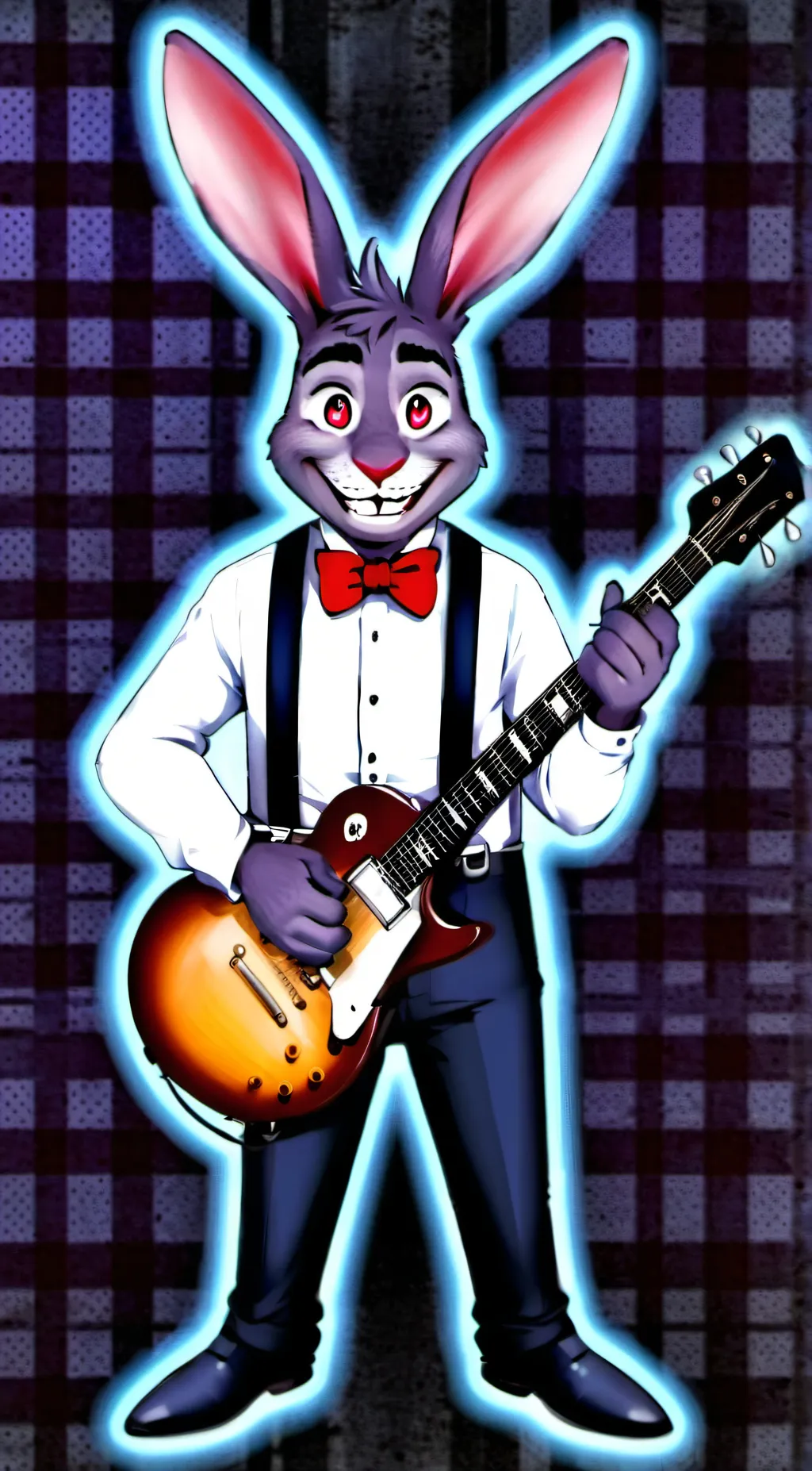 ai character: Bonnie The Bunny background