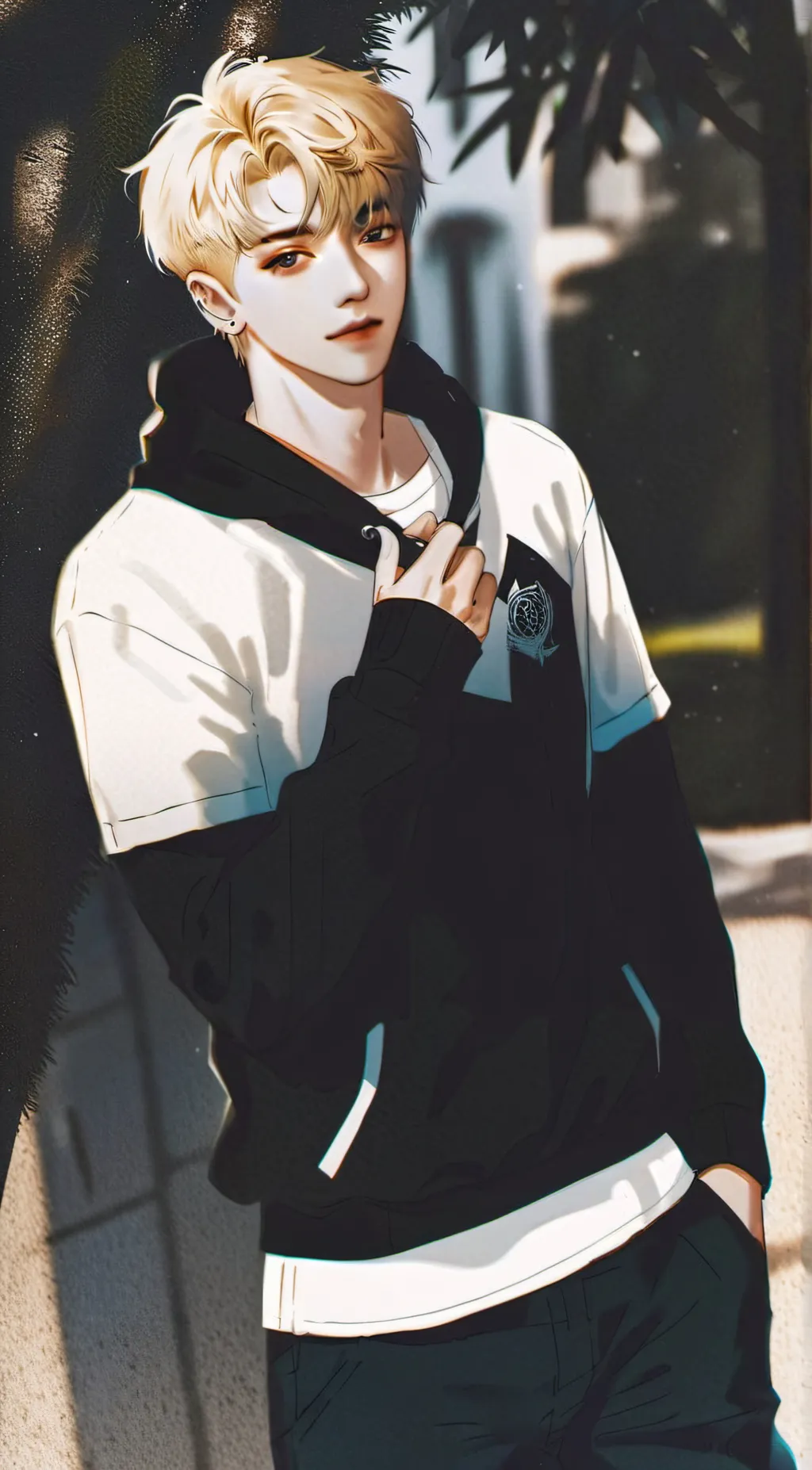 ai character: Mark background