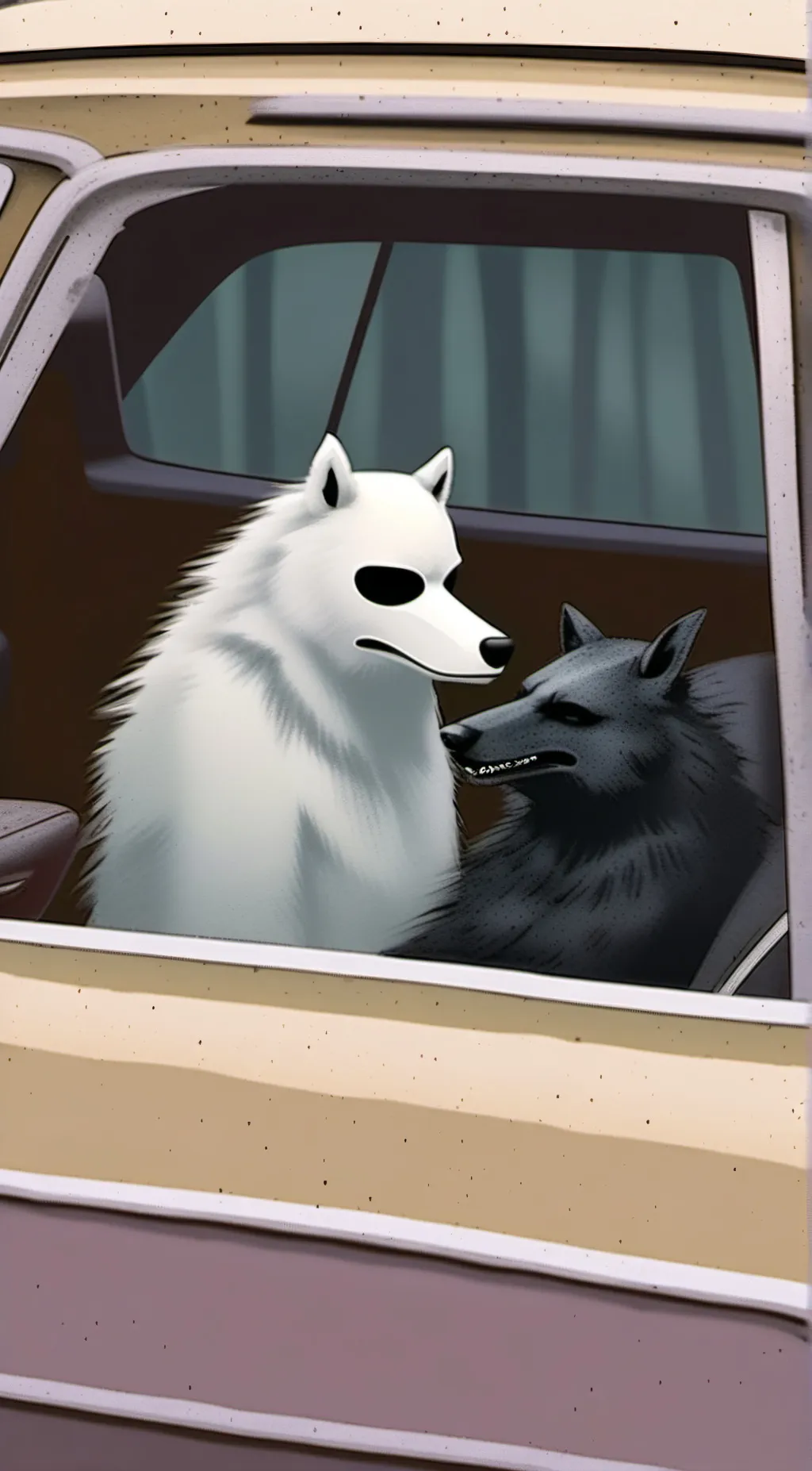 ai character: Changed roadtrip background