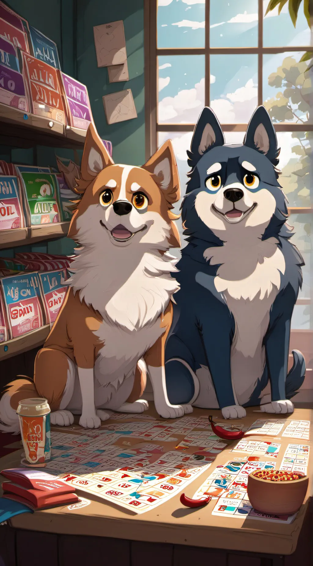 ai character: movie background