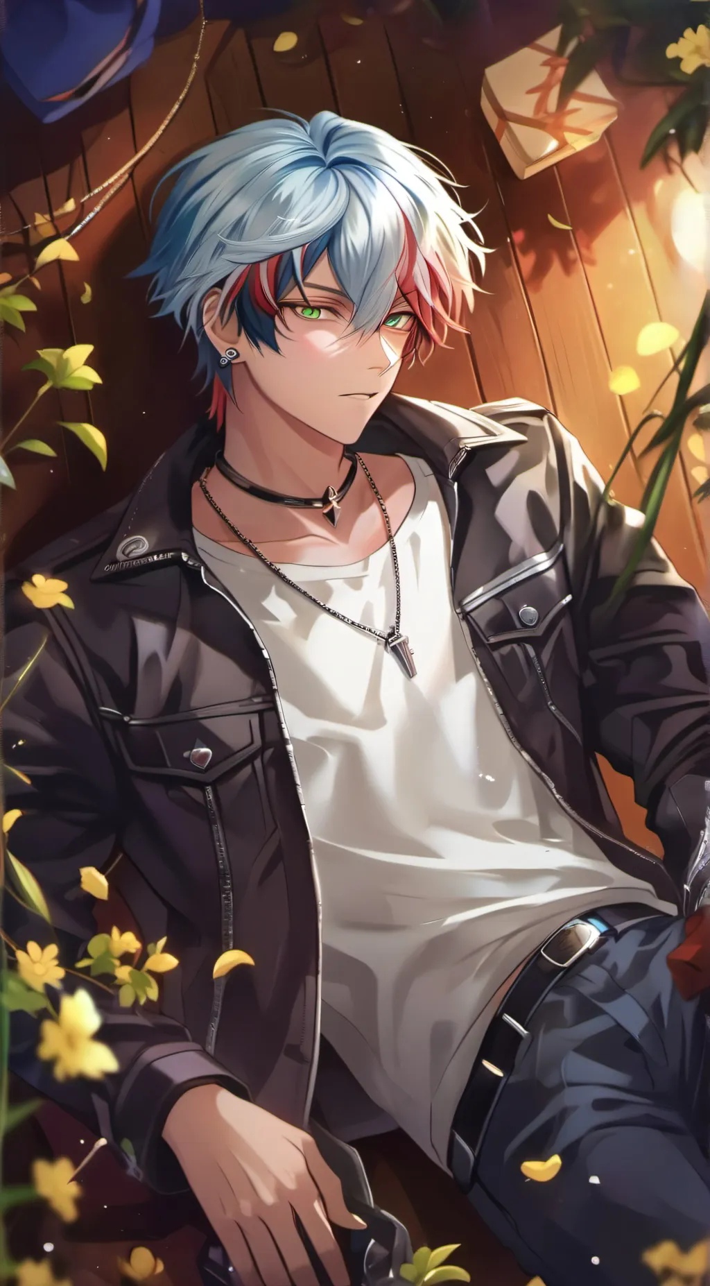 ai character: Adrian  background