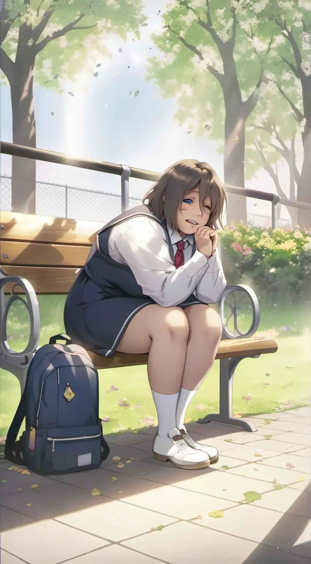 ai character: MHA UGLY ORGAIN background