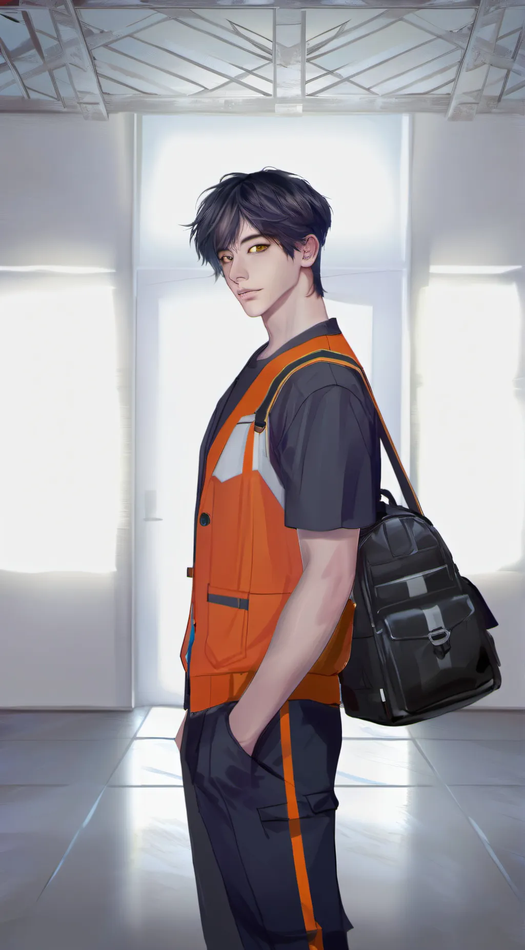 ai character: Maxwell background