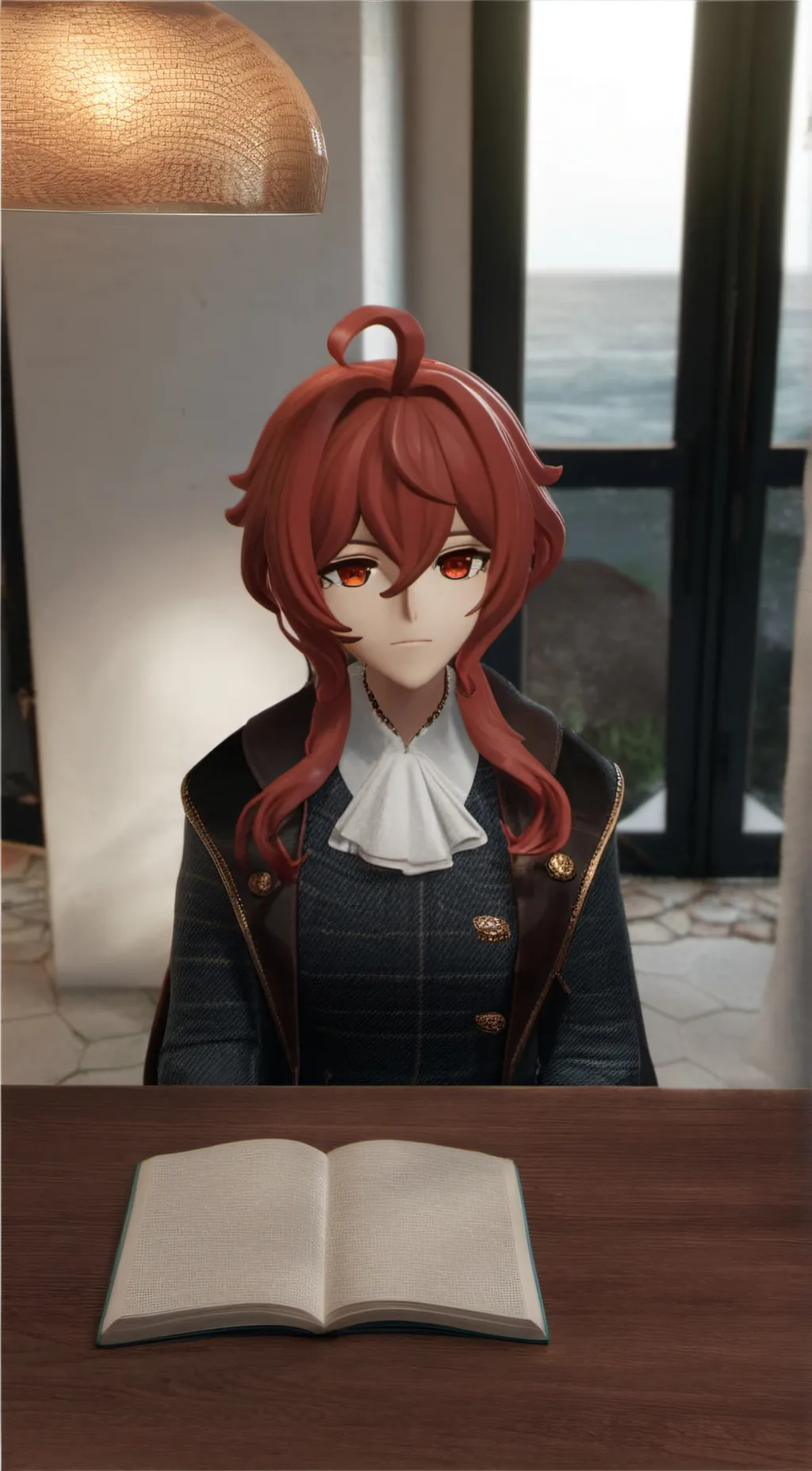 ai character: Diluc background