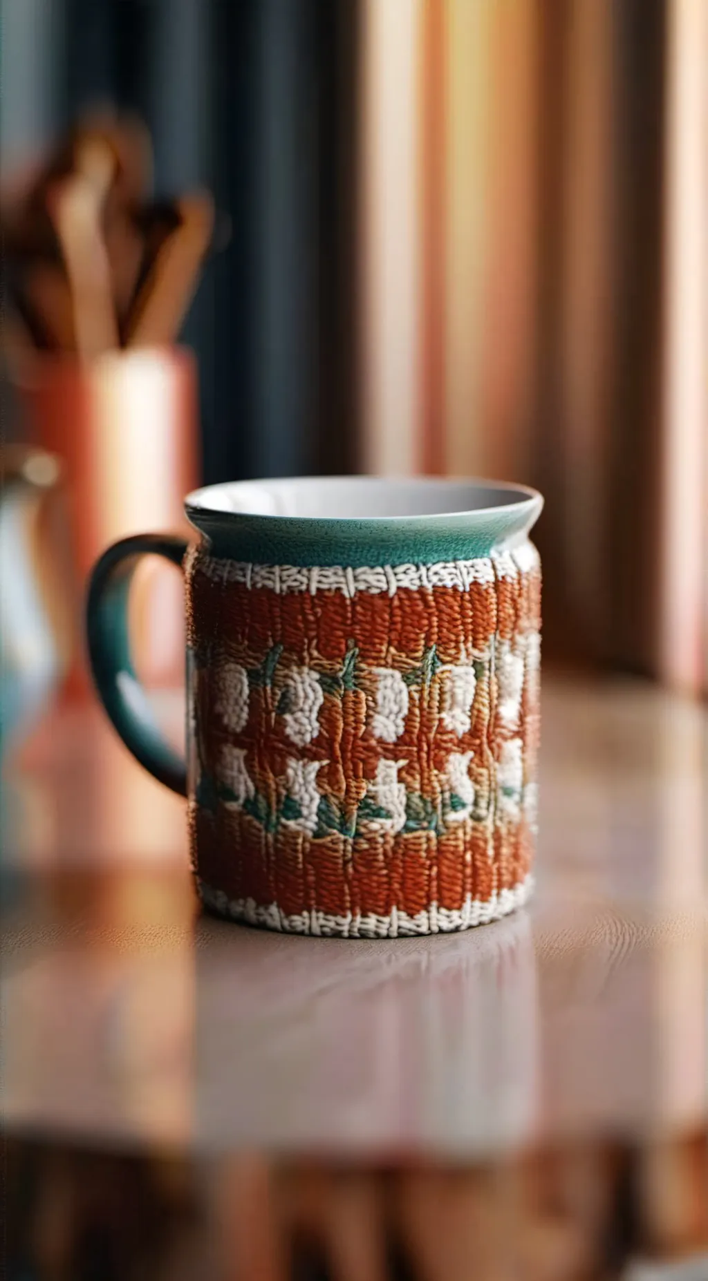 ai character: Mug background