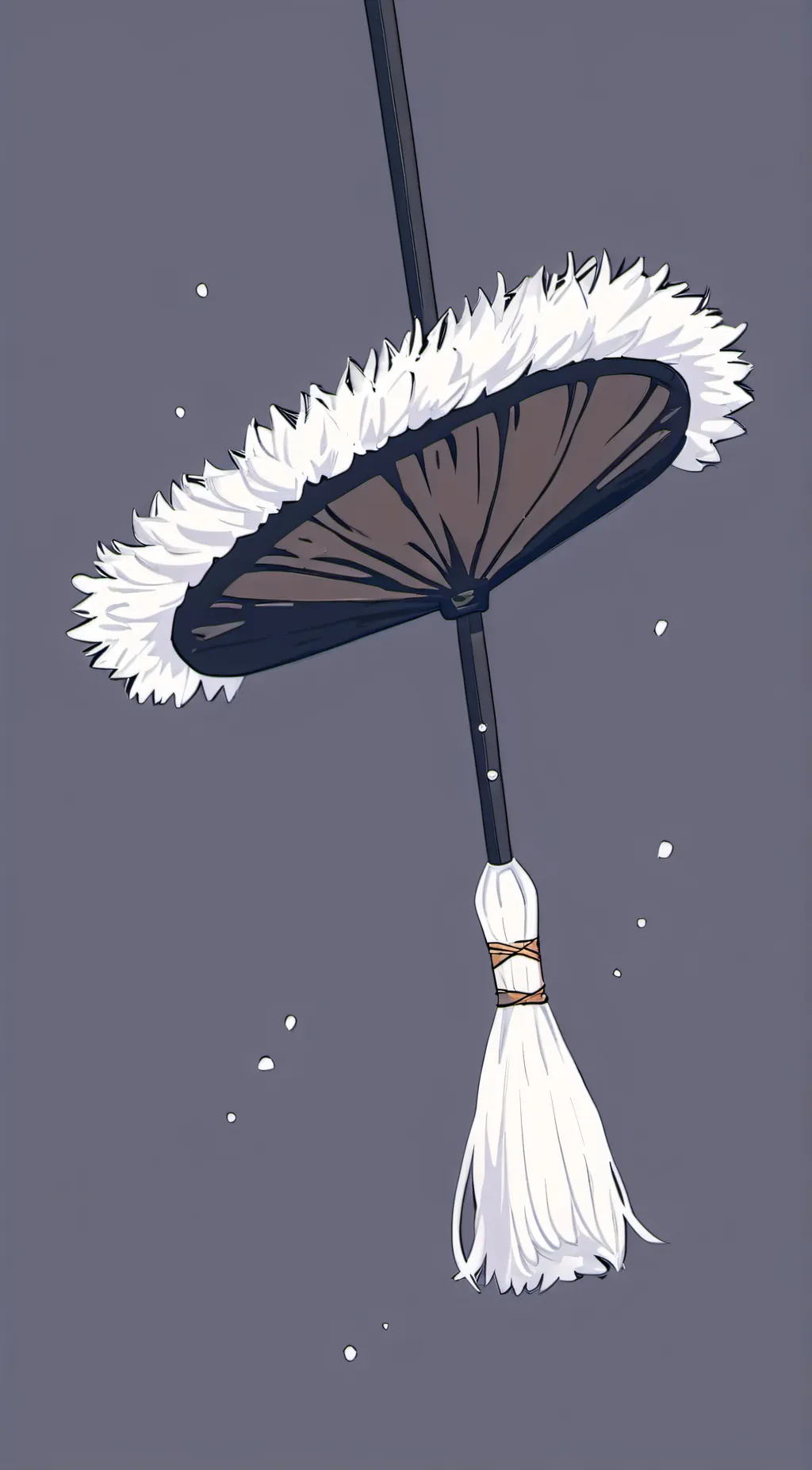 ai character: broomer and chalky background