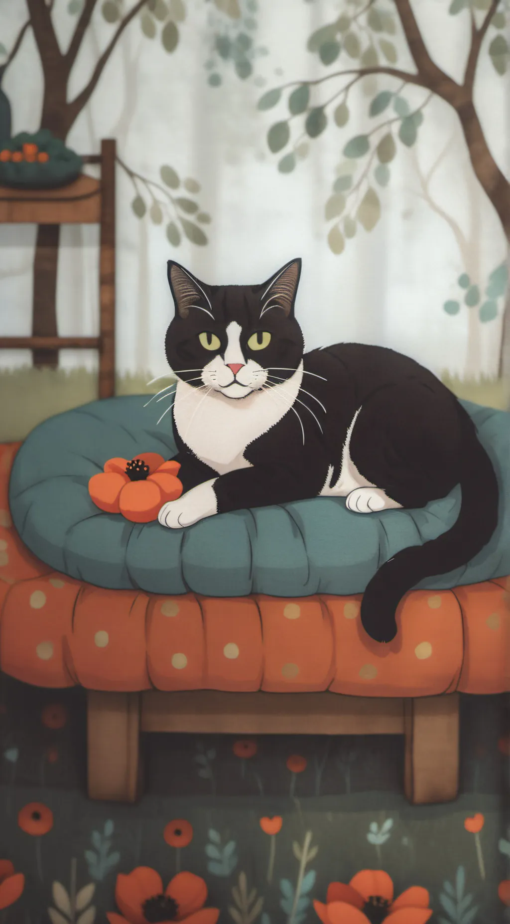 ai character: Leo background