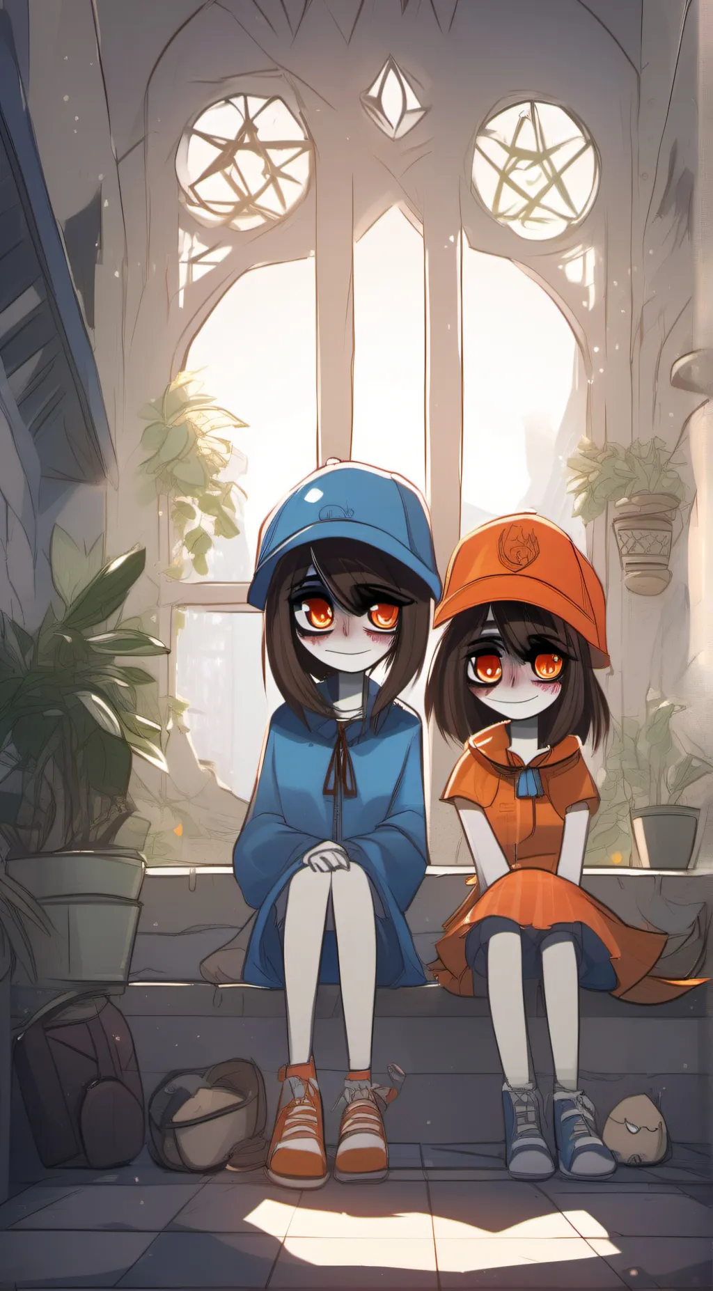 ai character: pomni and jaxan background