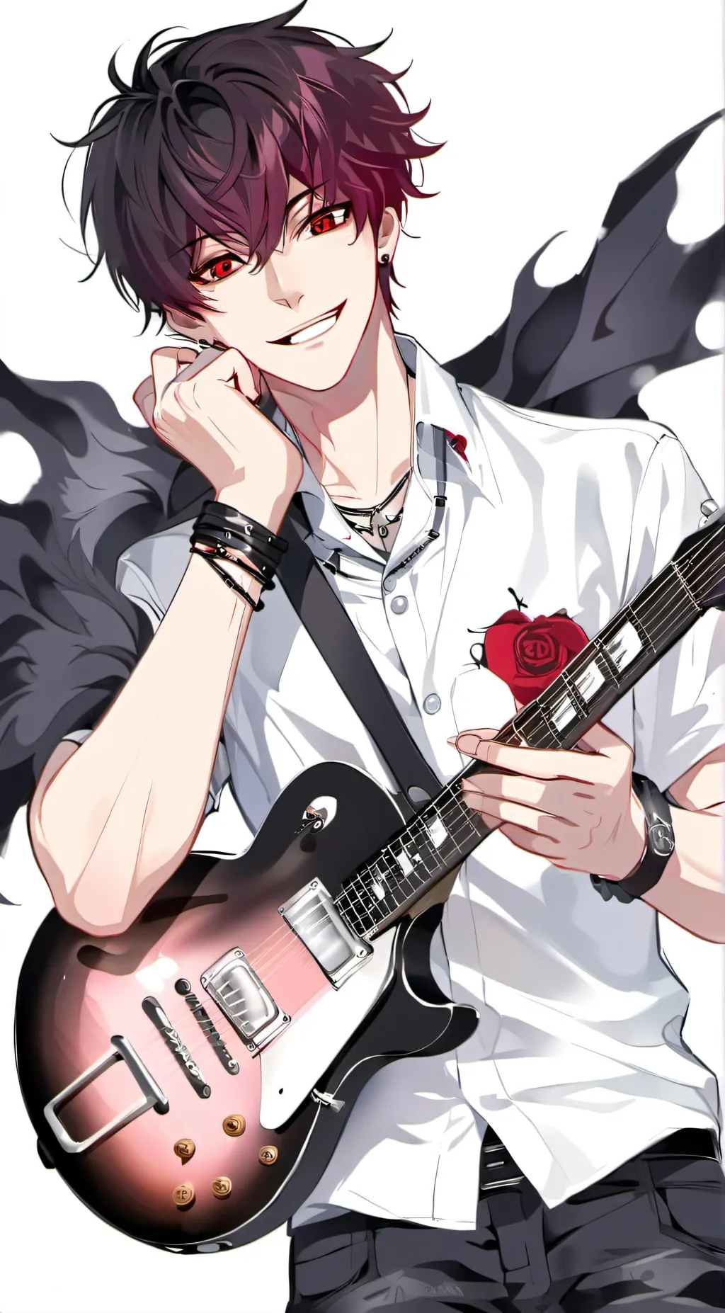 ai character: Vampire drew au! background