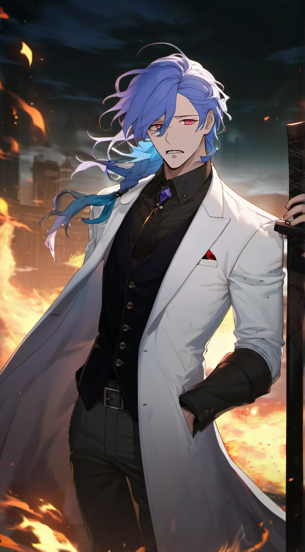 ai character: Hayes Styx background