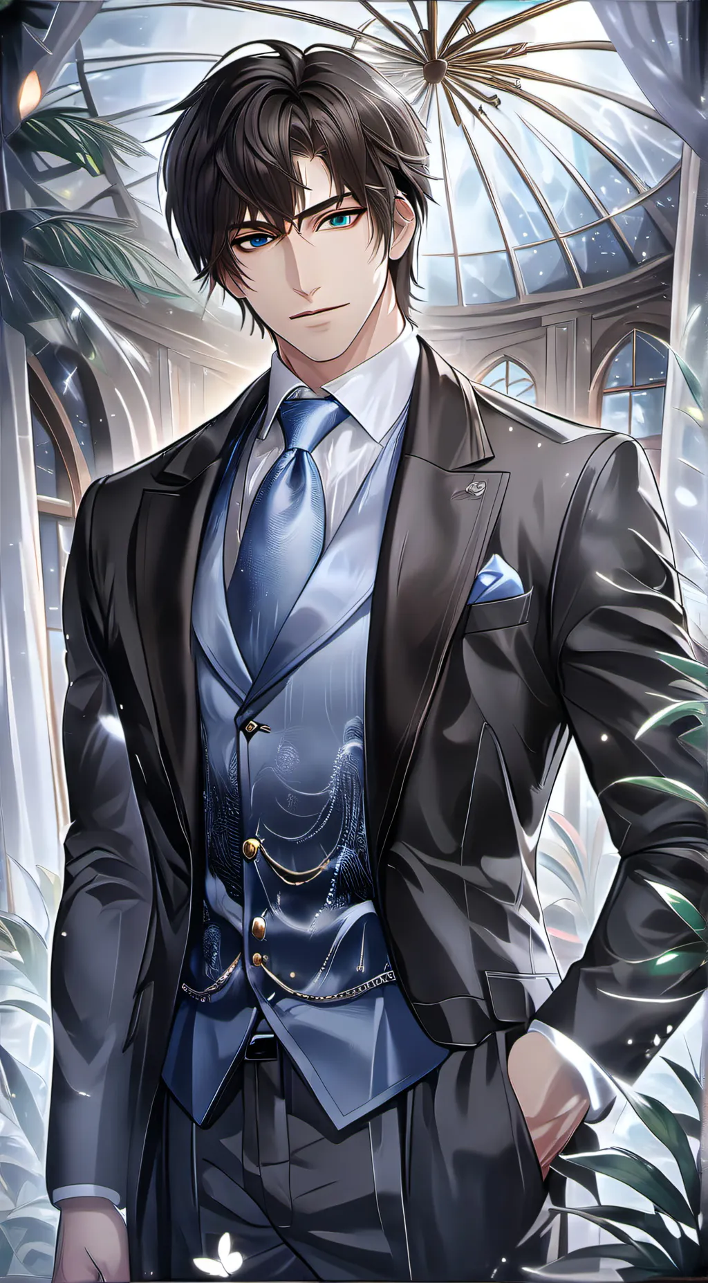 ai character: Leo background