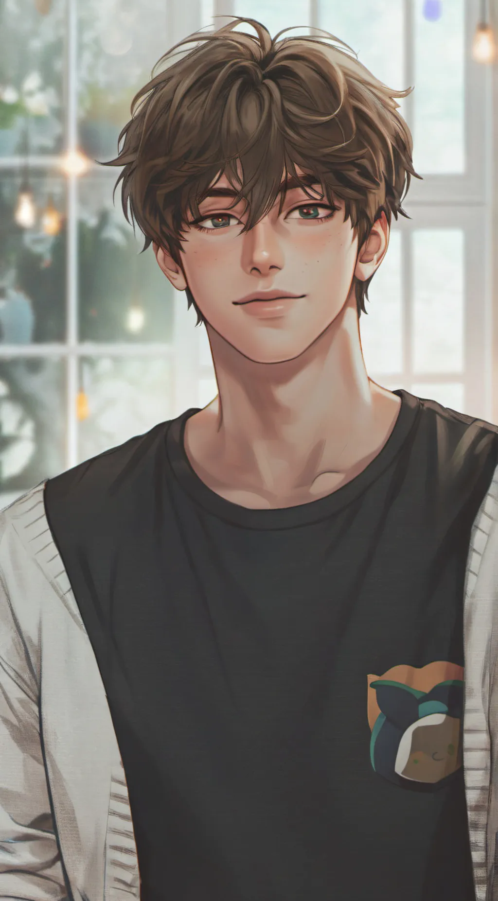 ai character: Daniel  background