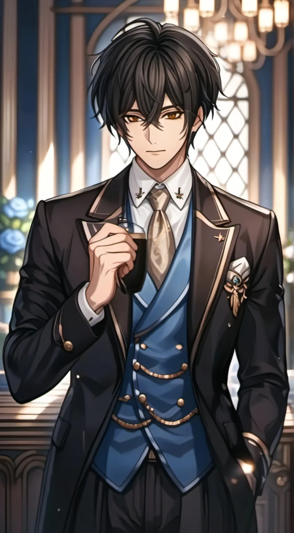 ai character: sam background