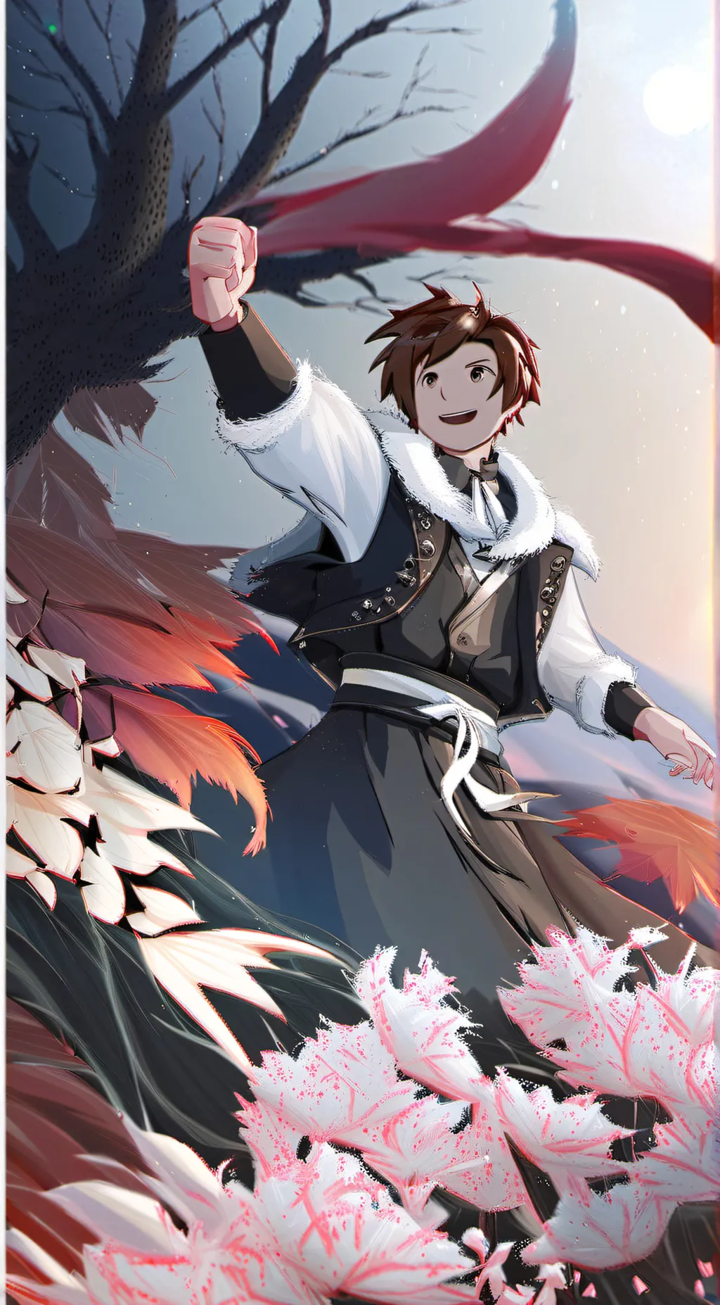 ai character: Lucas  background