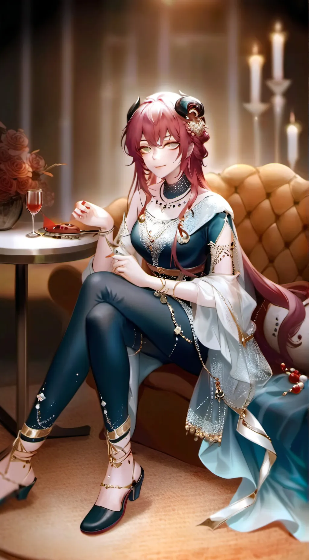 ai character: princess Sarah  background