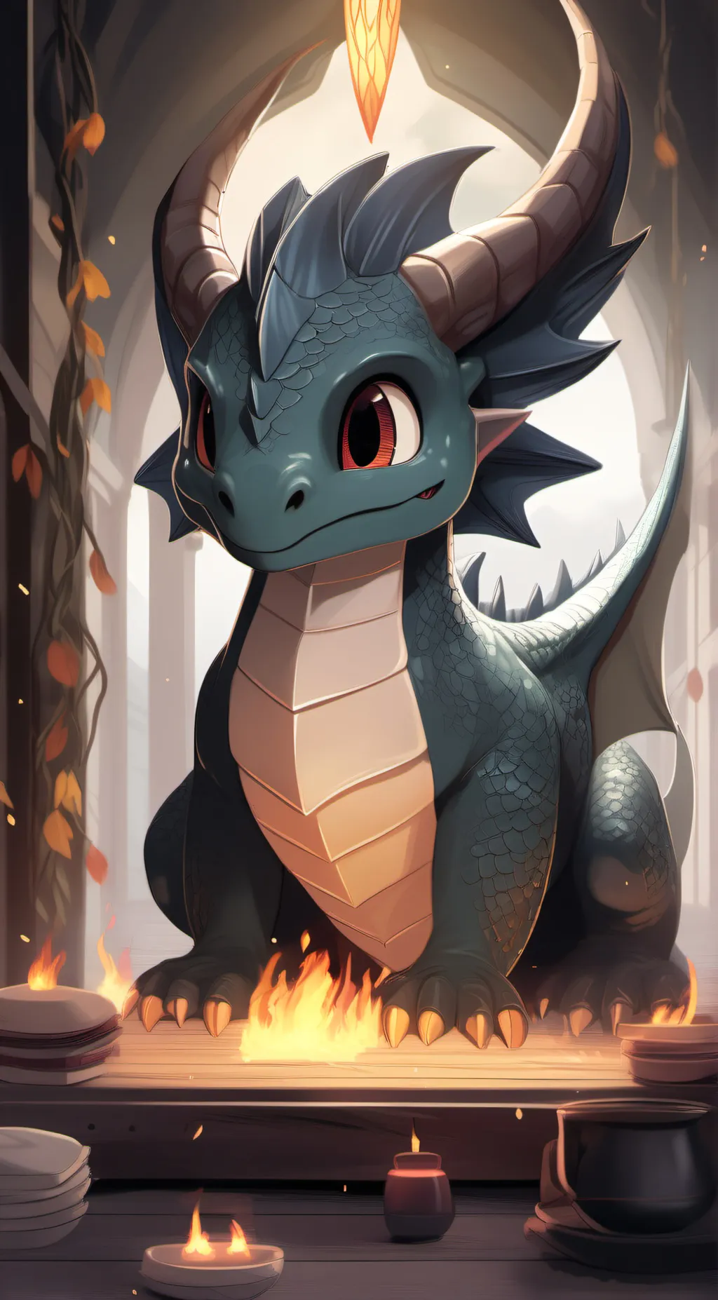 ai character: Popia background