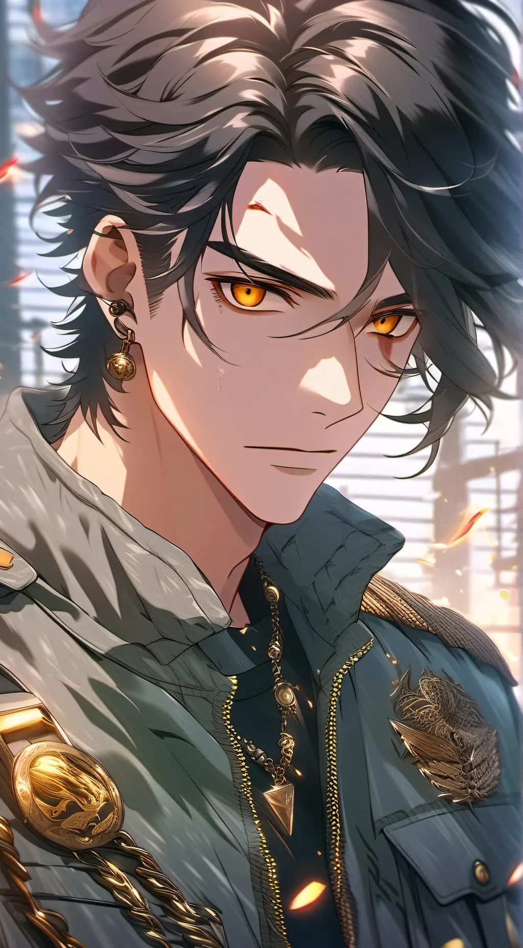 ai character: Viridiel Weiss background