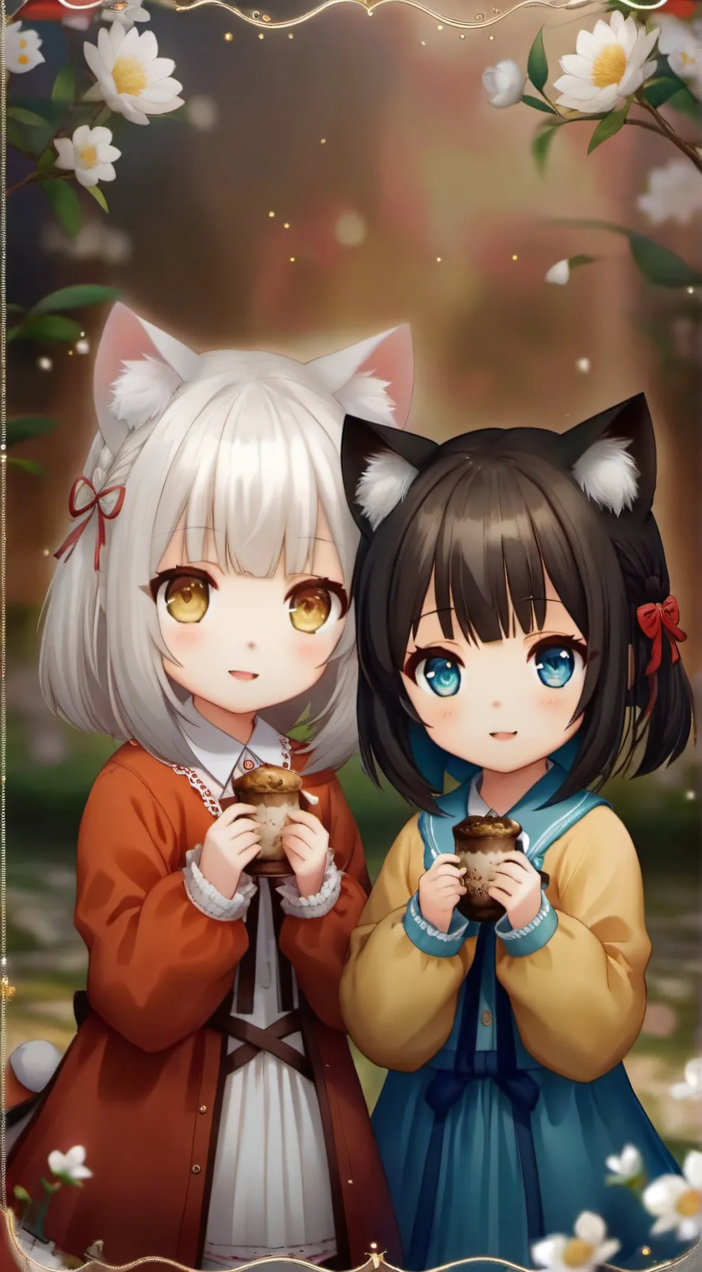 ai character: anya and abby background