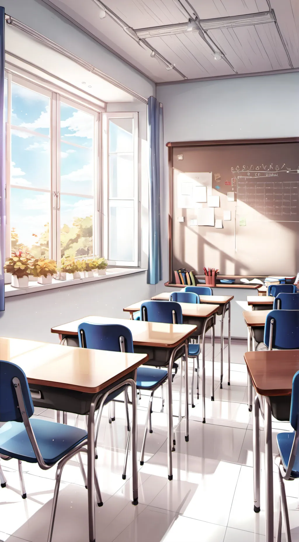 ai character: MHA festival background