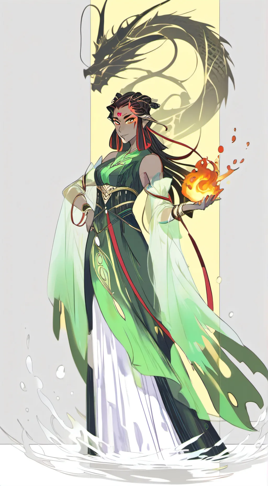 ai character: Yi background