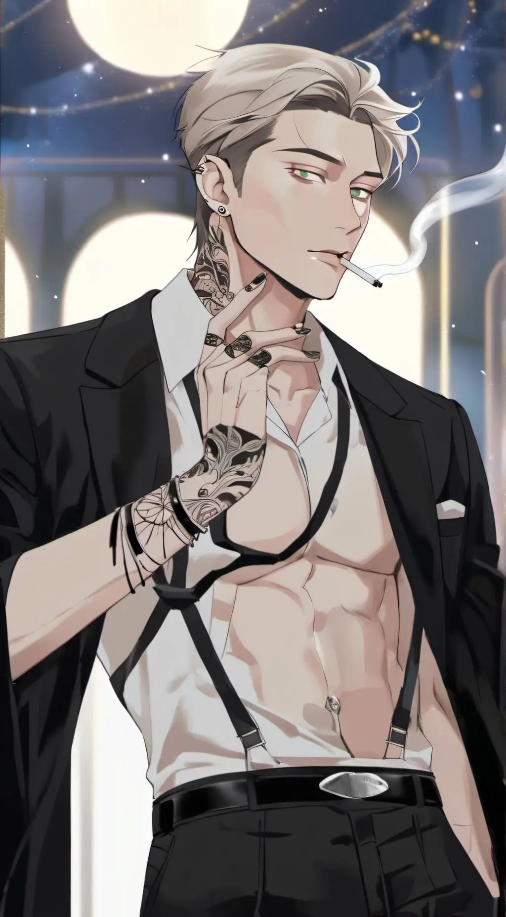 ai character: Adrien Isaac  background