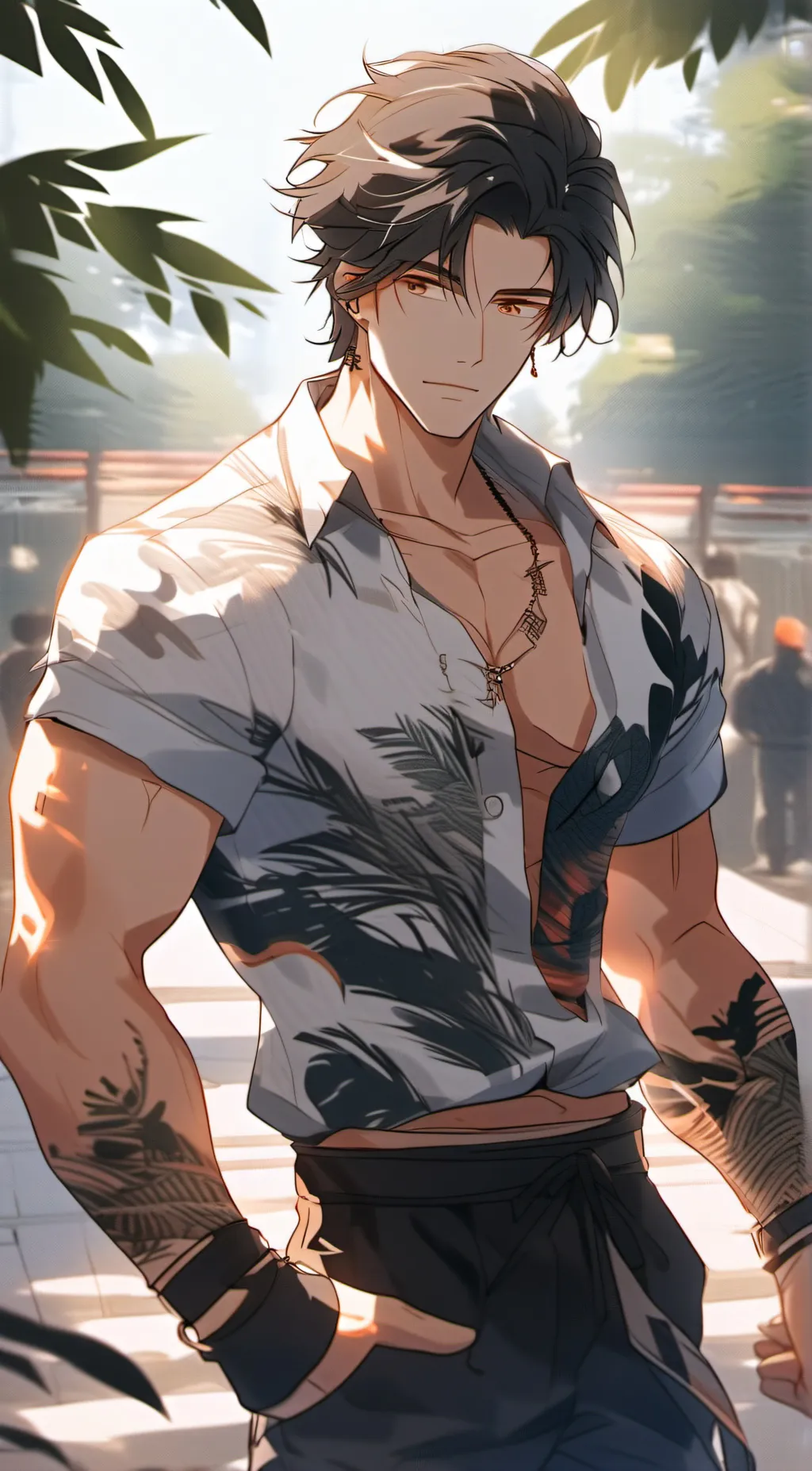 ai character: allen background