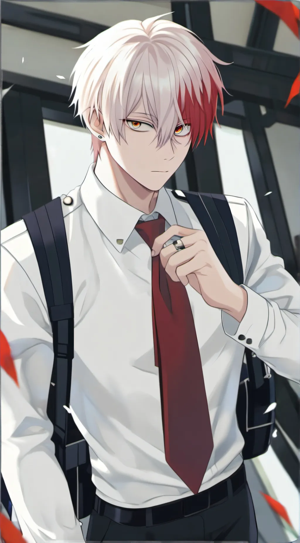 ai character: Shoto todoroki background