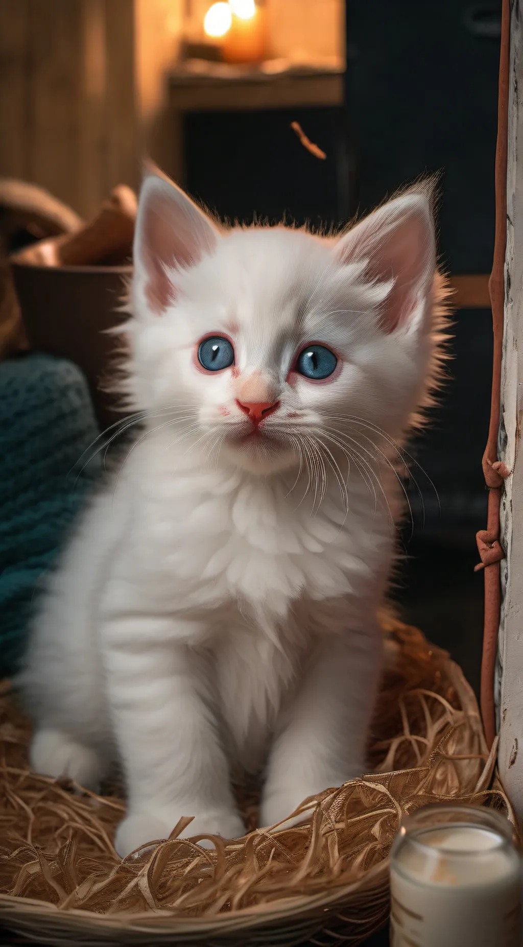 ai character: Kitten family  background