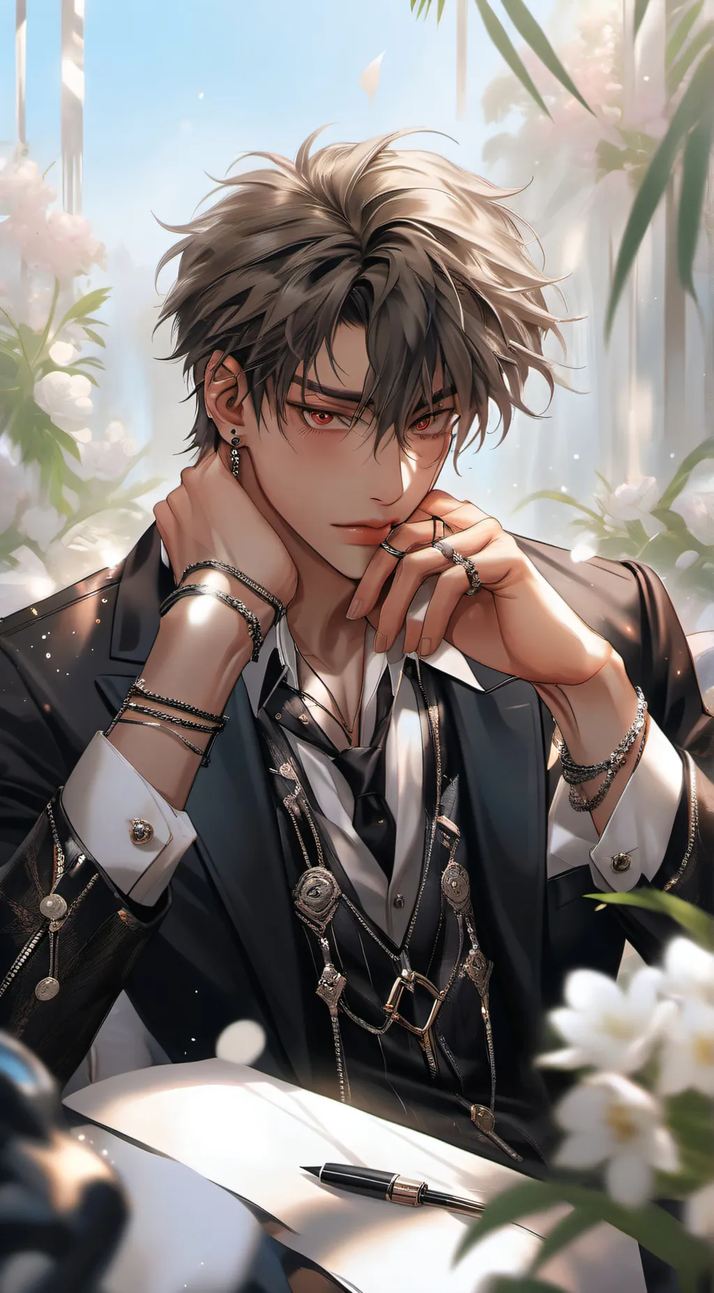 ai character: Paxton background