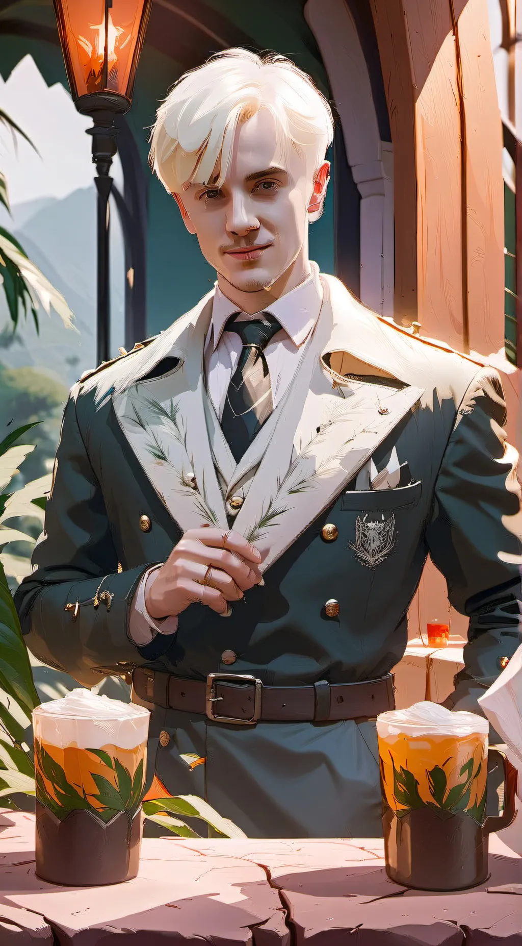 ai character: draco  background