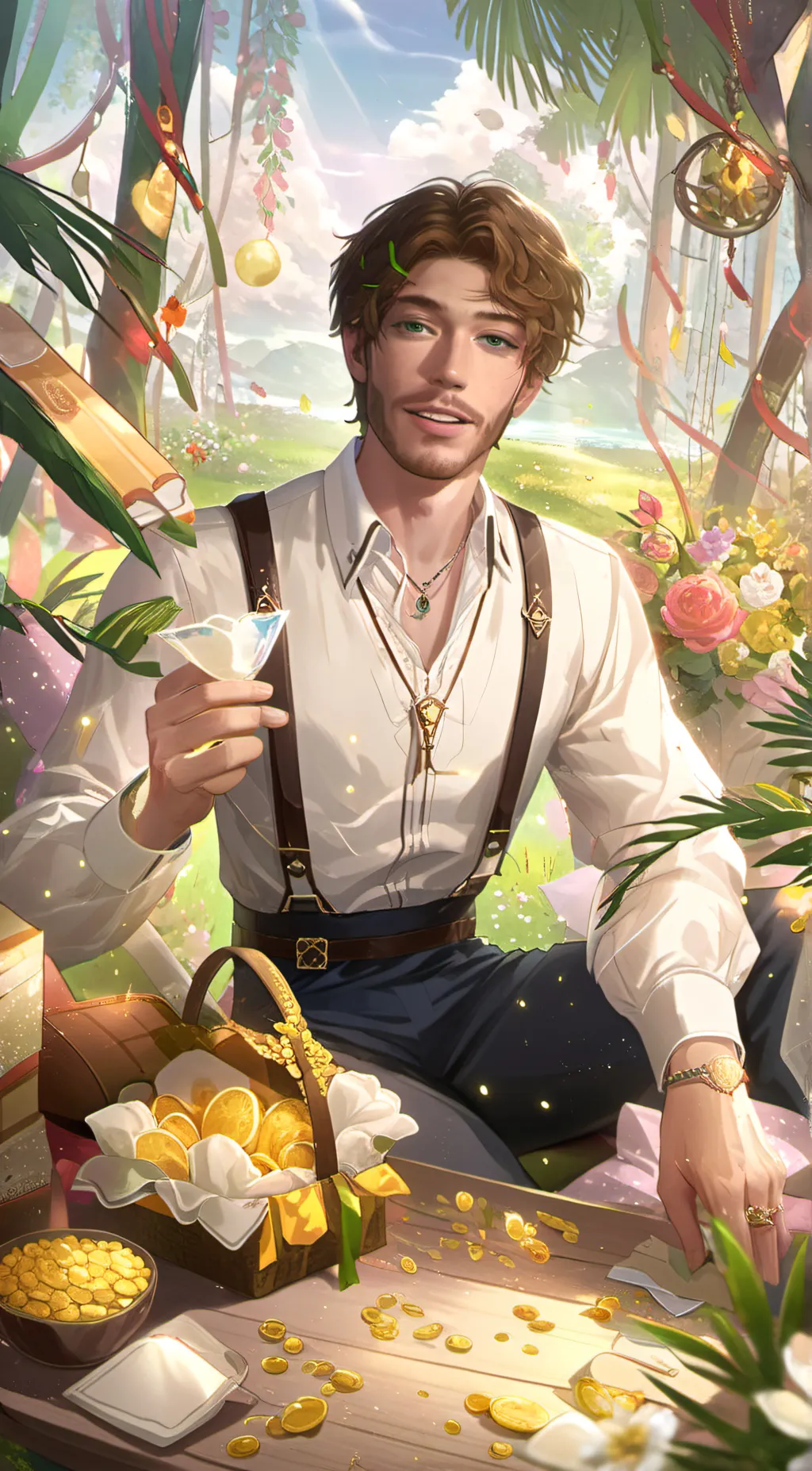 ai character: Dustin background