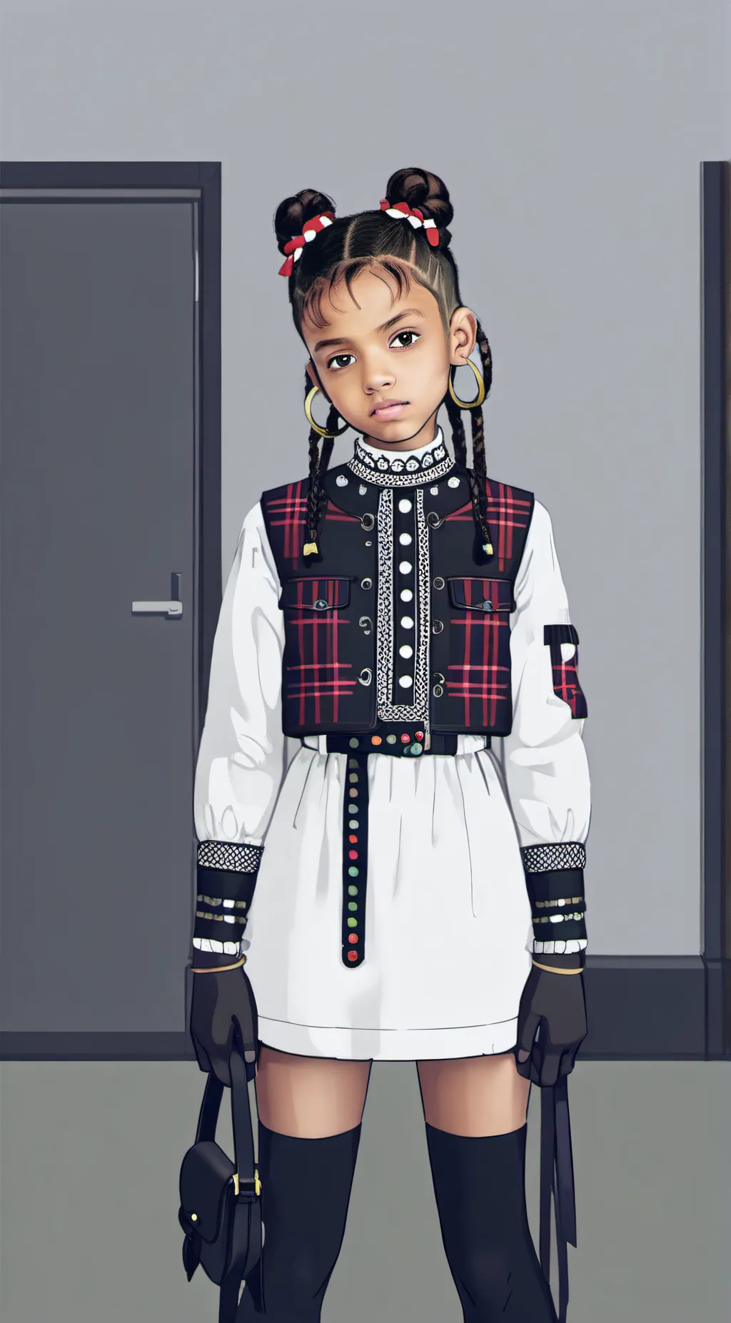 ai character: Greys Skye Evans   background