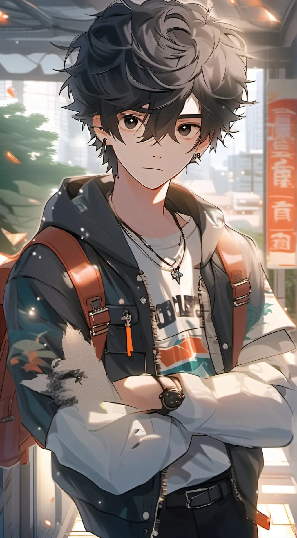 ai character: Jake  background