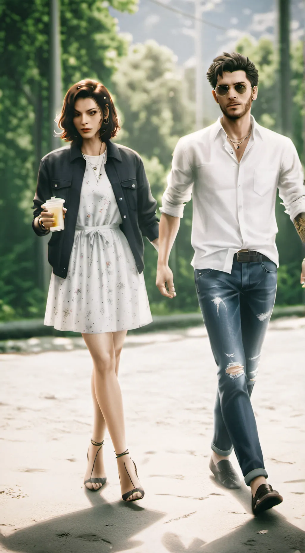 ai character: Amanda background