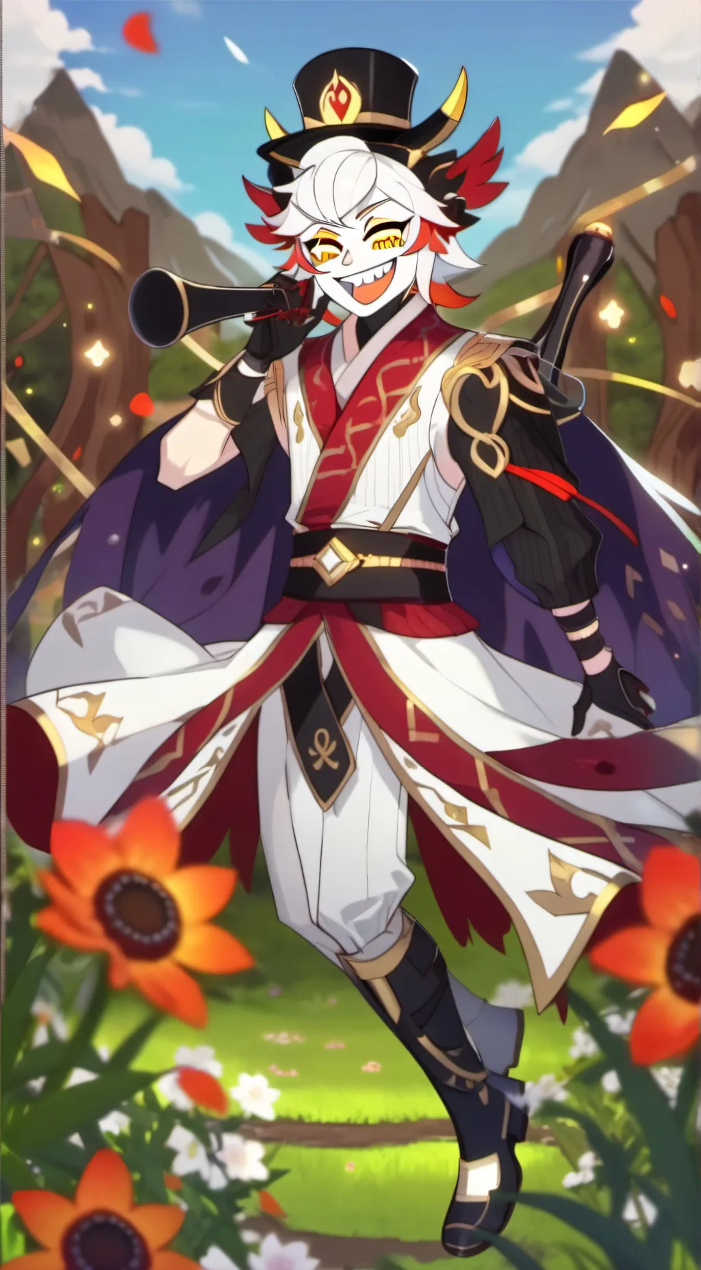 ai character: Lucifer background