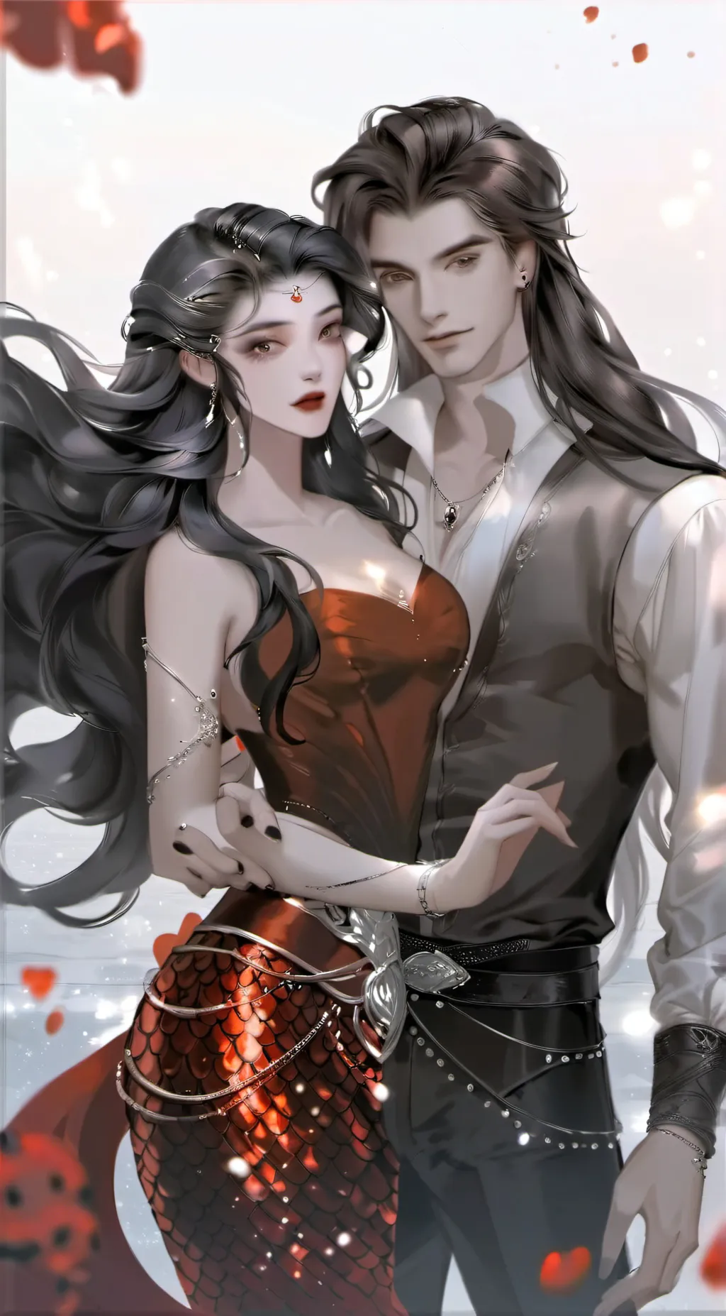 ai character: Allura and Defino background