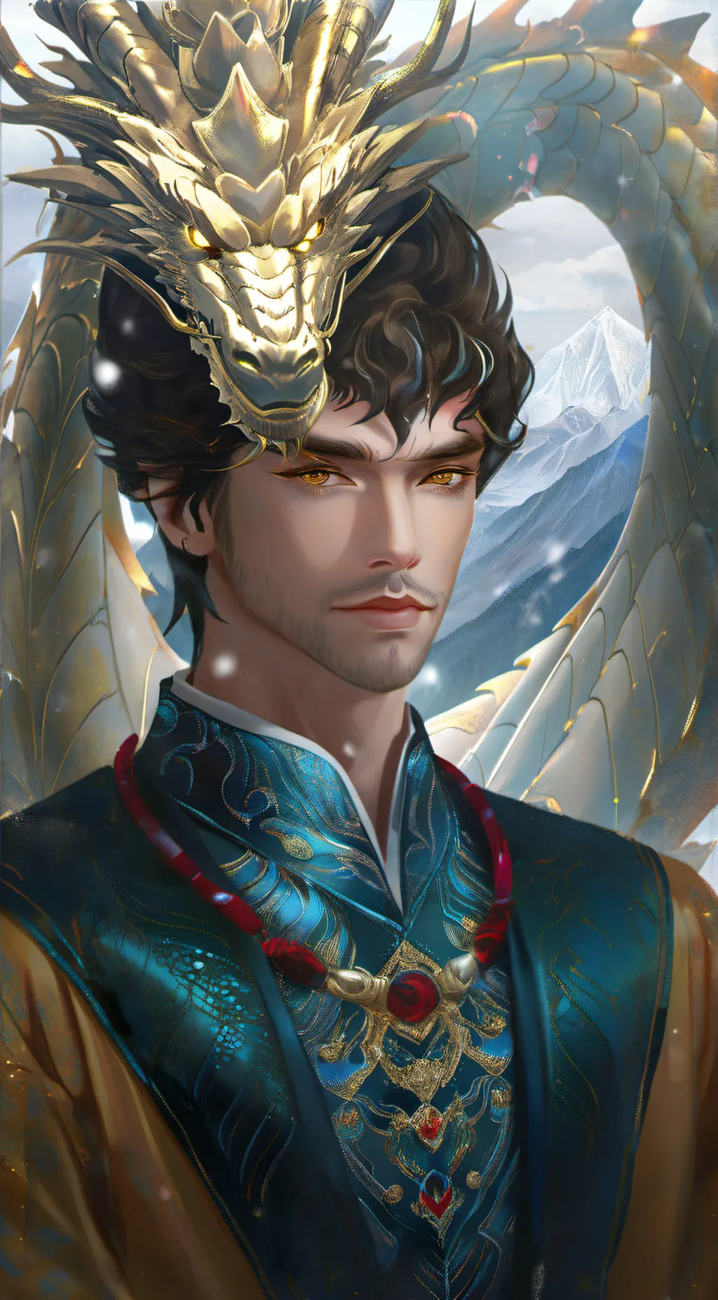 ai character: Zander  background