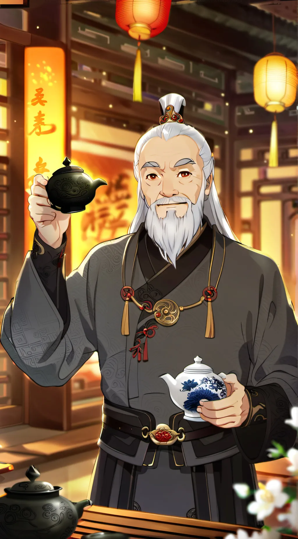 ai character: Uncle Iroh background