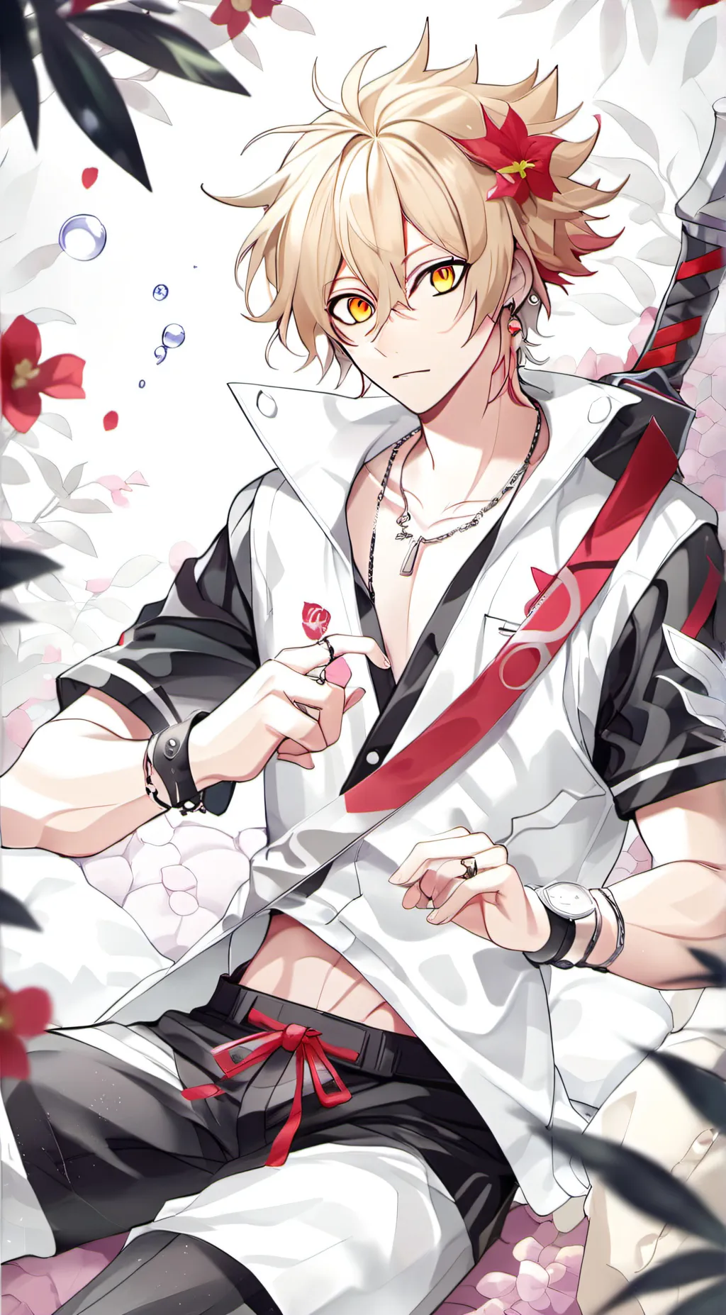 ai character: Bakugo <3 background