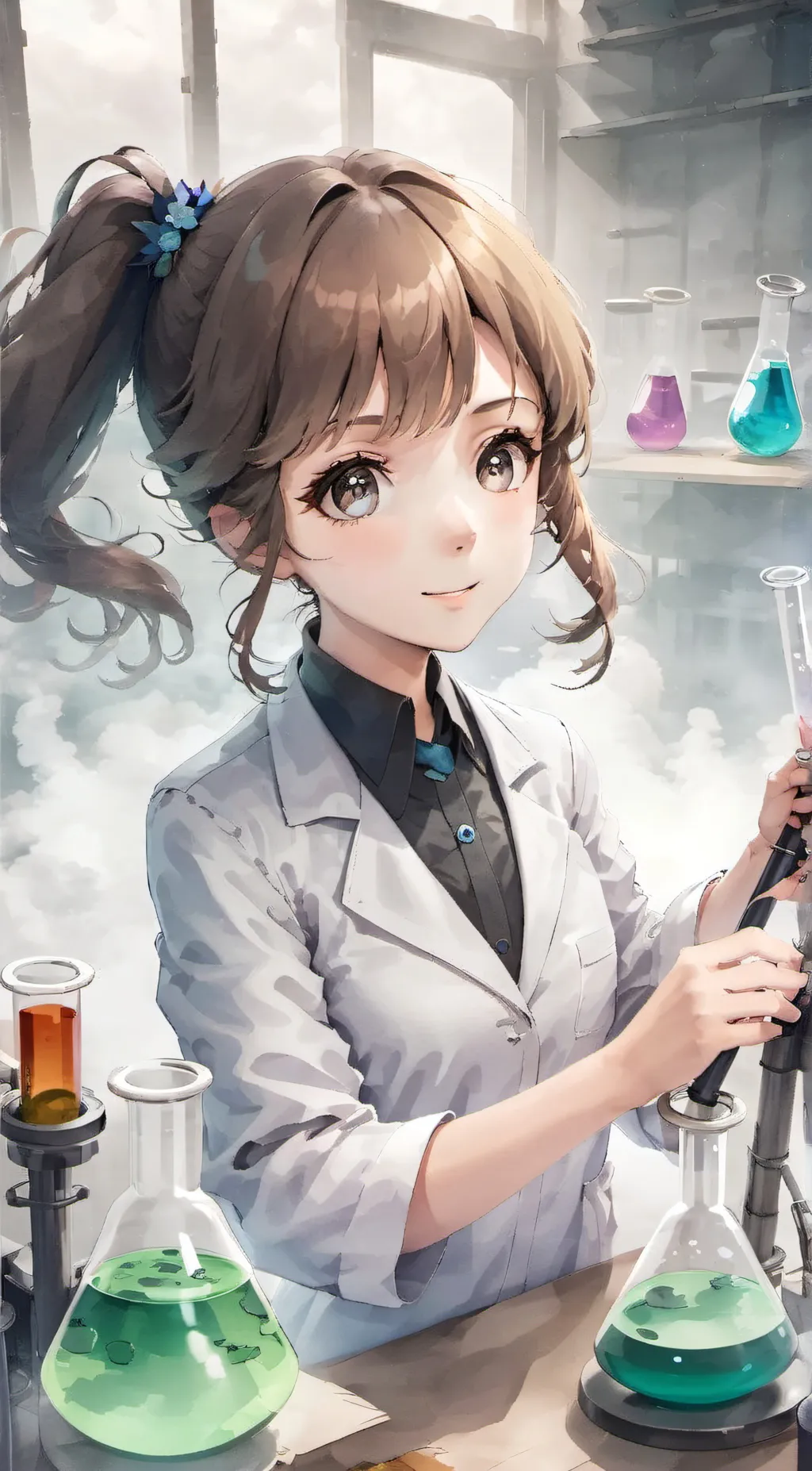 ai character: lily background