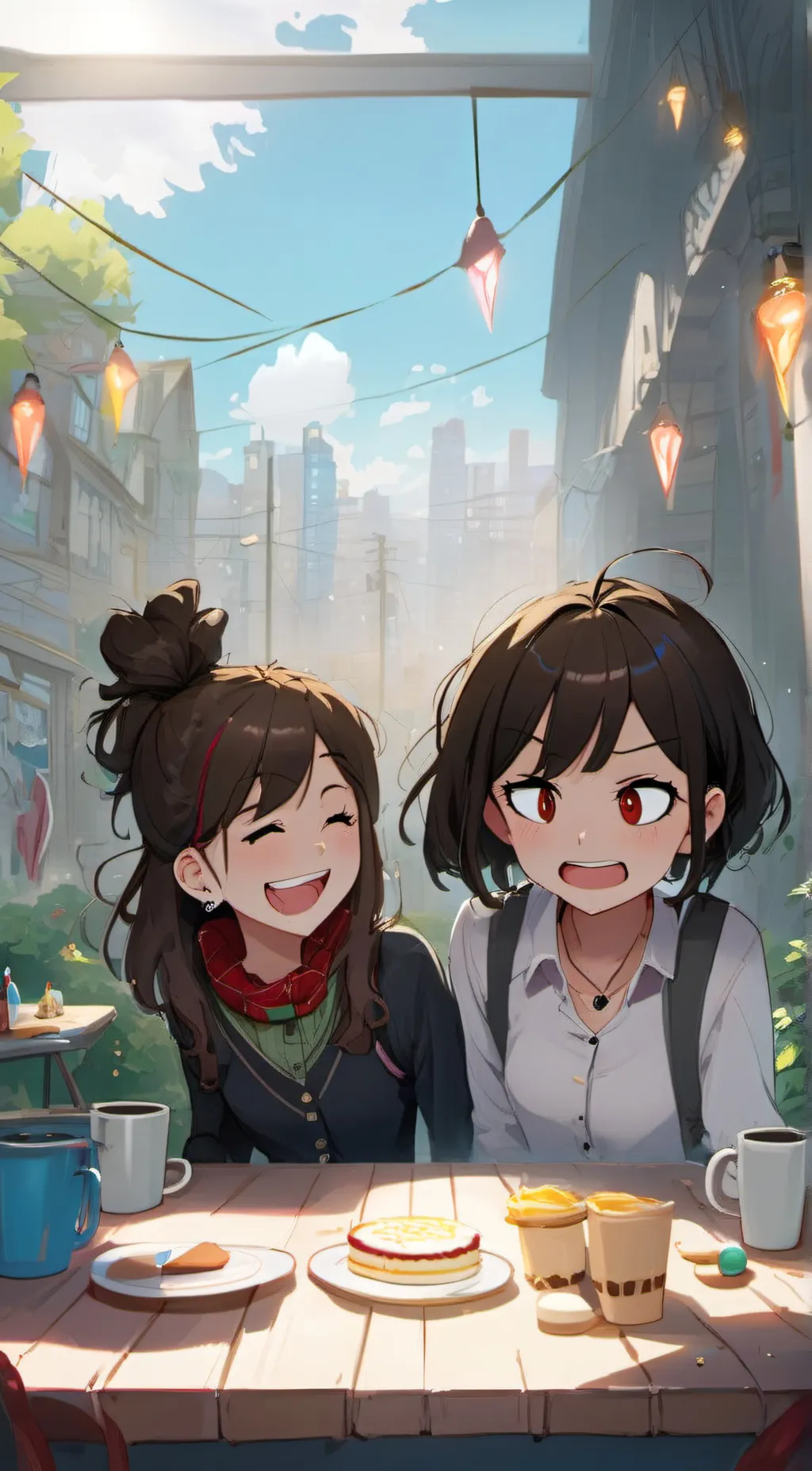 ai character: luan x maggie background