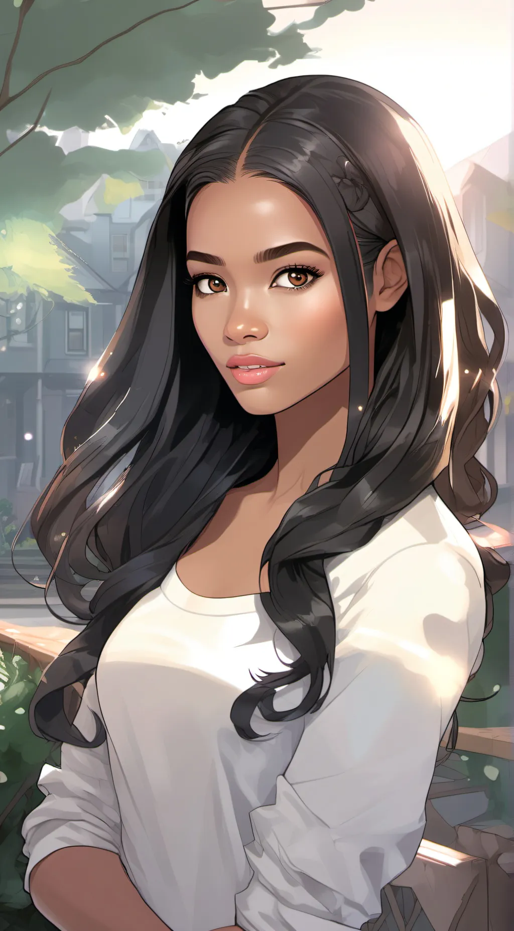 ai character: Morgan background