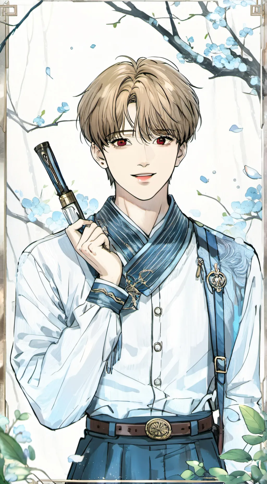 ai character: Xander  background