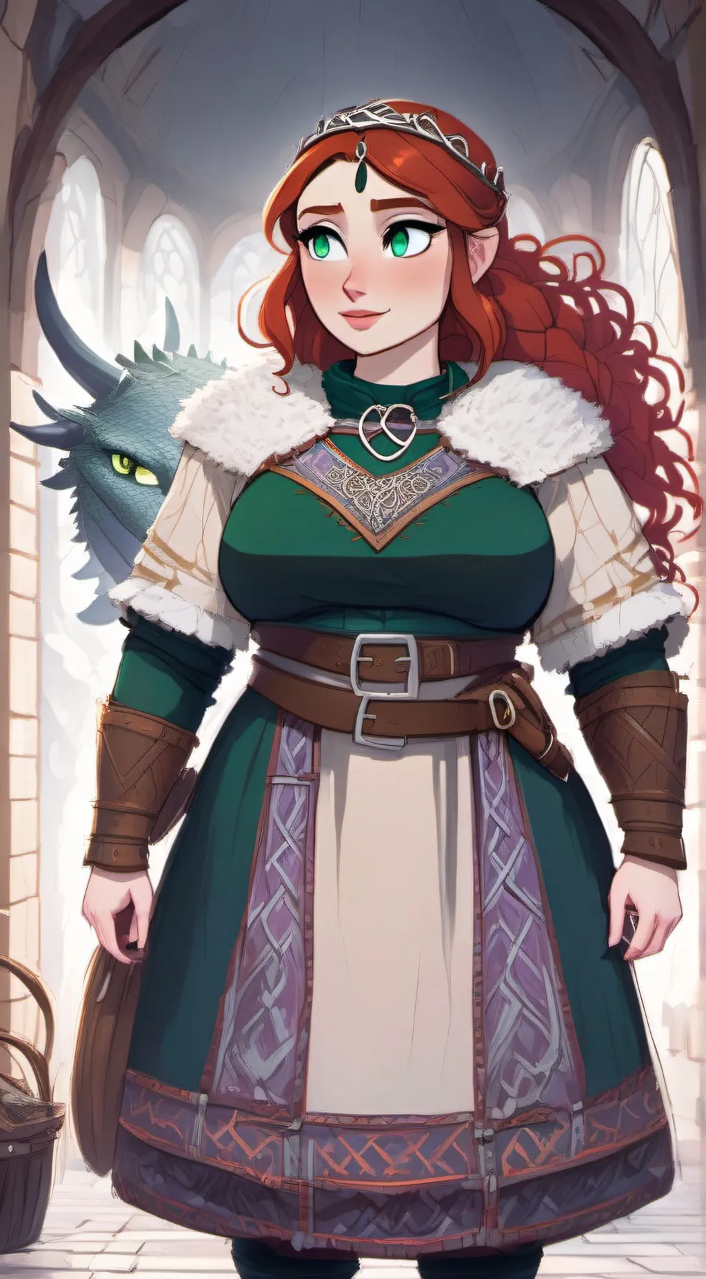 ai character: Elise Haddock background