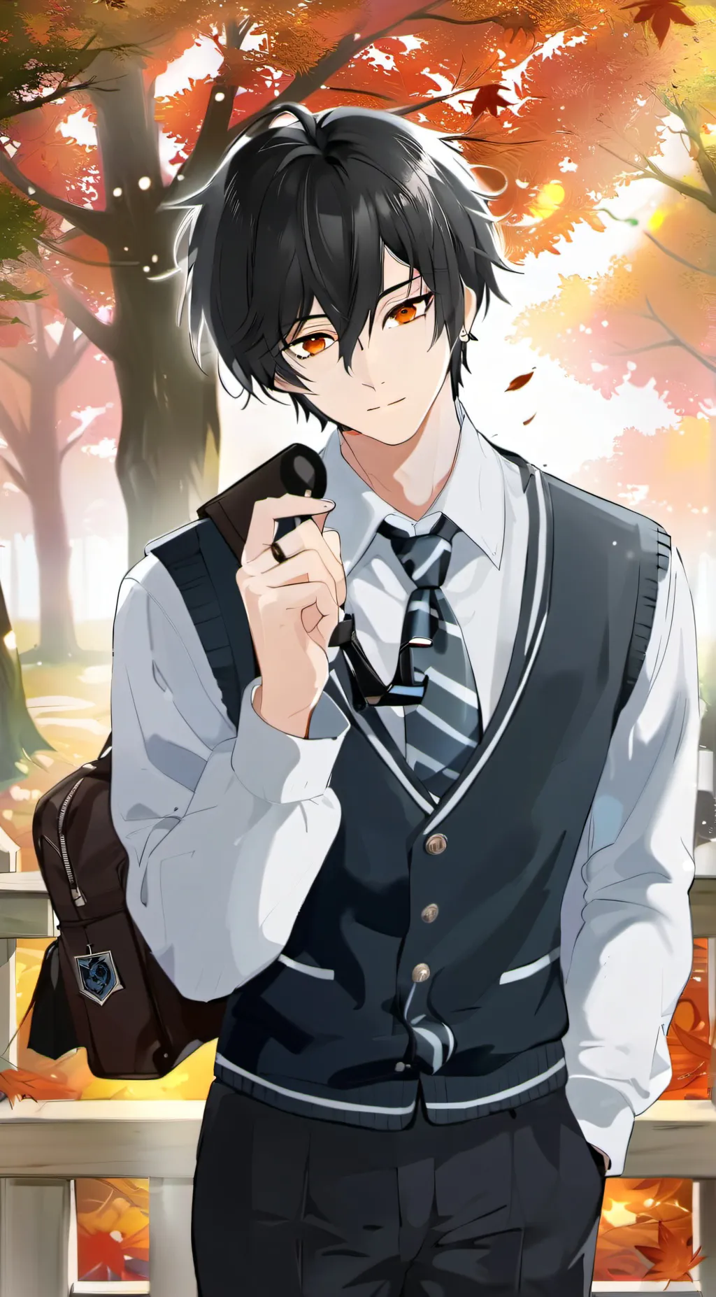 ai character: Leo background